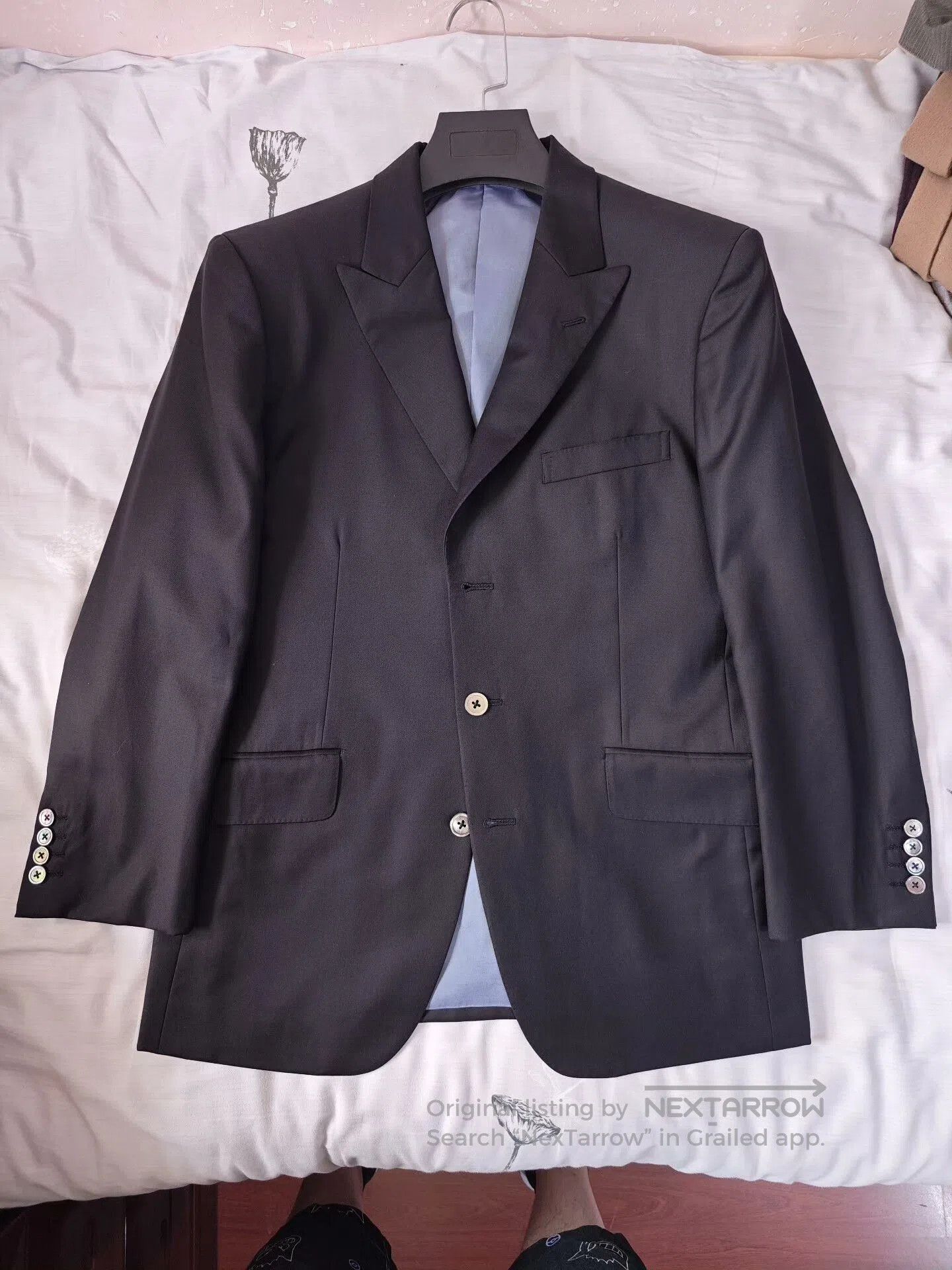 Ermenegildo Zegna Custom Italian Zegna Wool Suit. Size US M / EU 48-50 / 2 - 5 Thumbnail