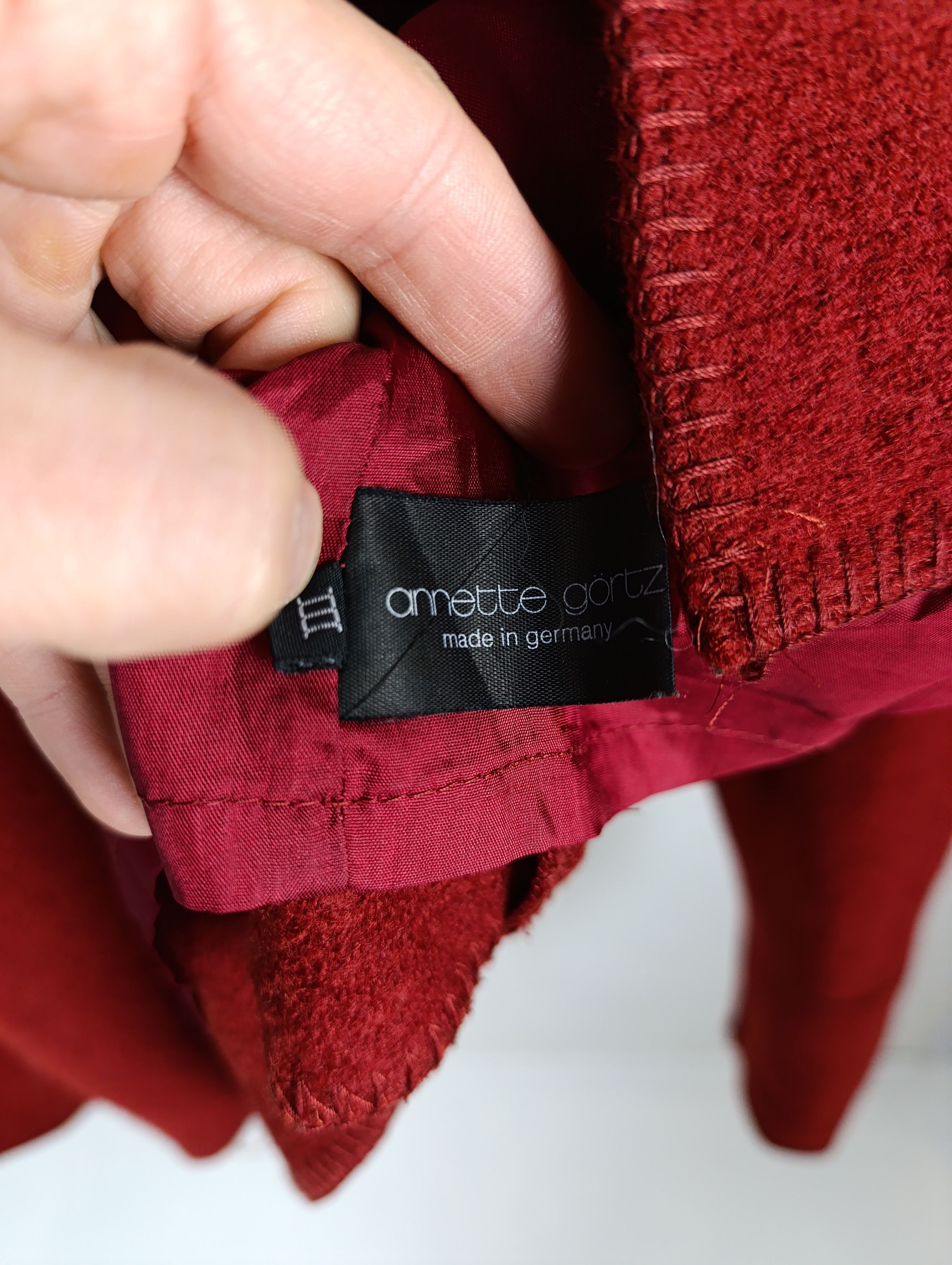 Annette Gortz ANNETTE GORTZ AVANT-GARDE WOOL JACKET Size M / US 6-8 / IT 42-44 - 9 Thumbnail