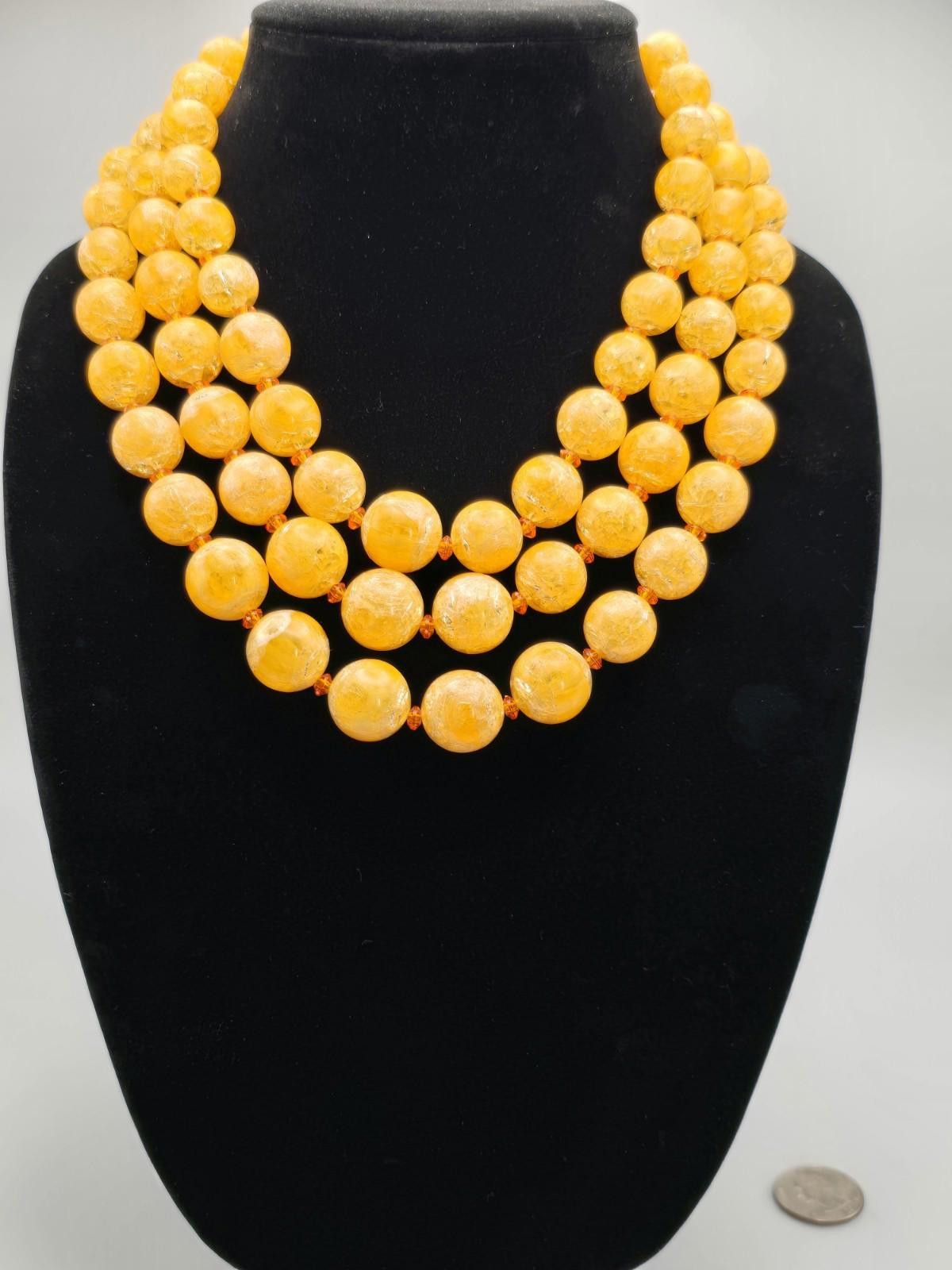 Other Vintage Crown Trifari Lucite Necklace & Earring Sets Size ONE SIZE - 2 Thumbnail