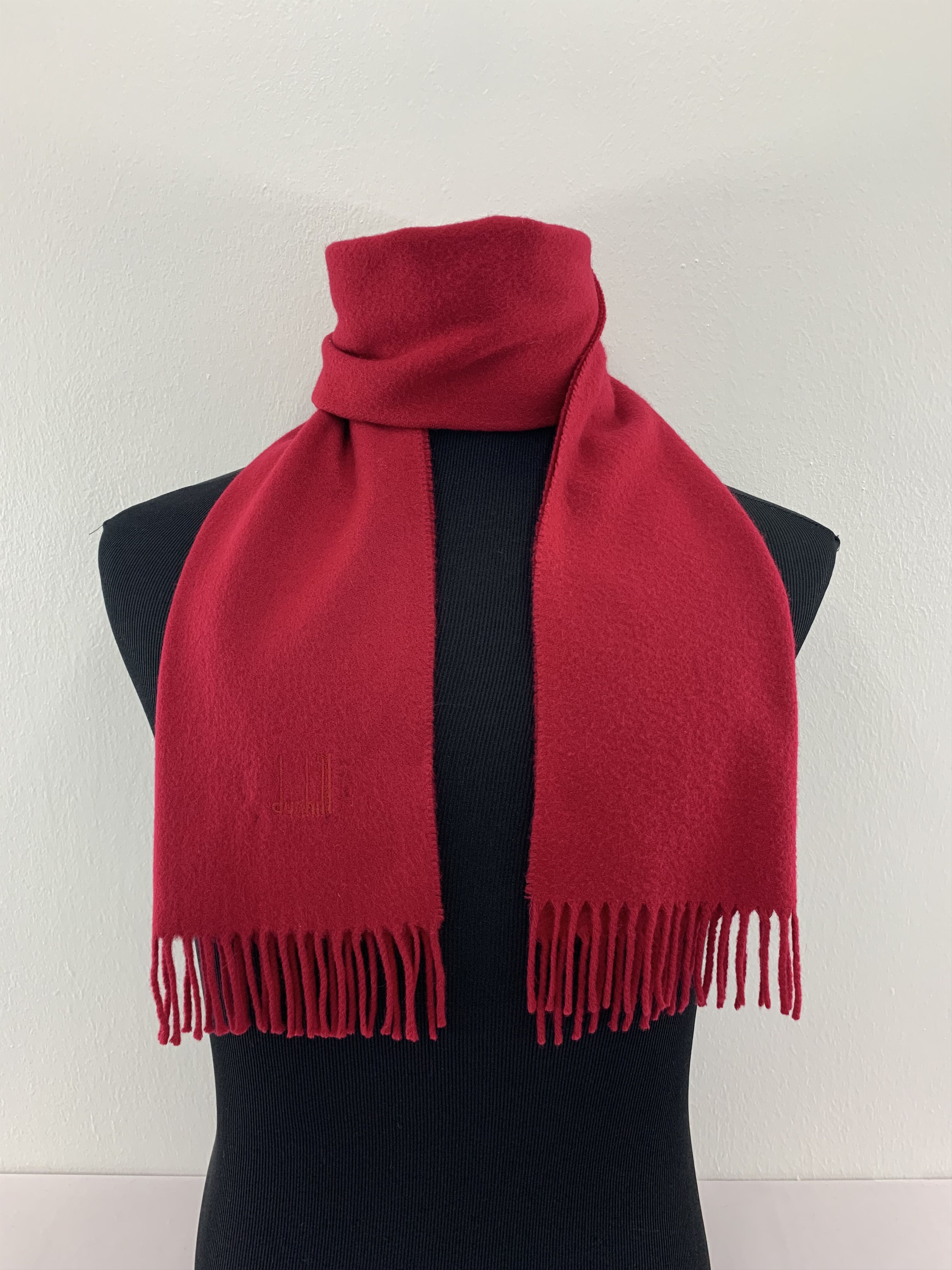 Alfred Dunhill Dunhill Scarf Cashmere Muffler Neck Wrap BL4322 Size ONE SIZE - 1 Thumbnail
