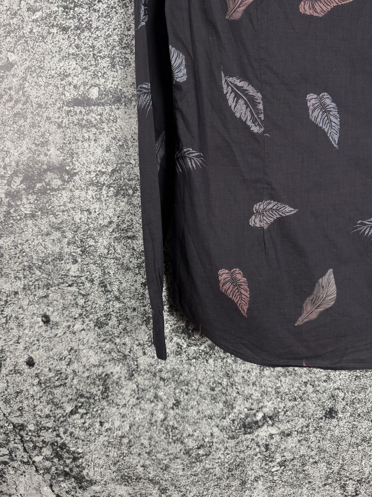 Paul Smith Paul Smith Long Sleeve Shirt Button Up Leaf Print Size S Size US S / EU 44-46 / 1 - 13 Thumbnail