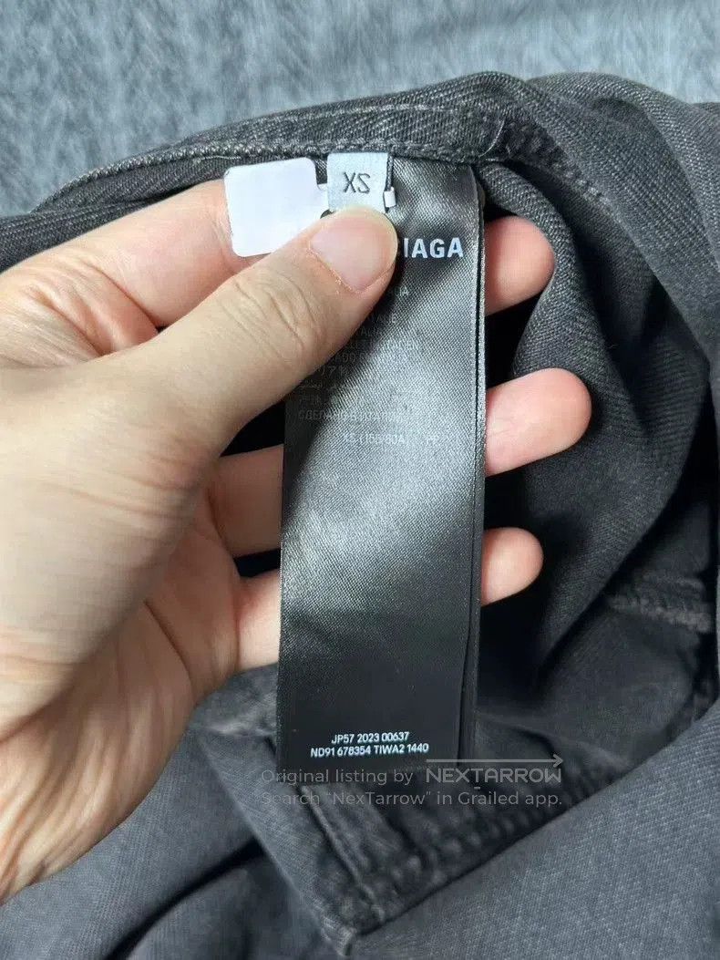 Balenciaga Balenciaga Inkjet Denim Jacket. Size US XS / EU 42 / 0 - 4 Thumbnail