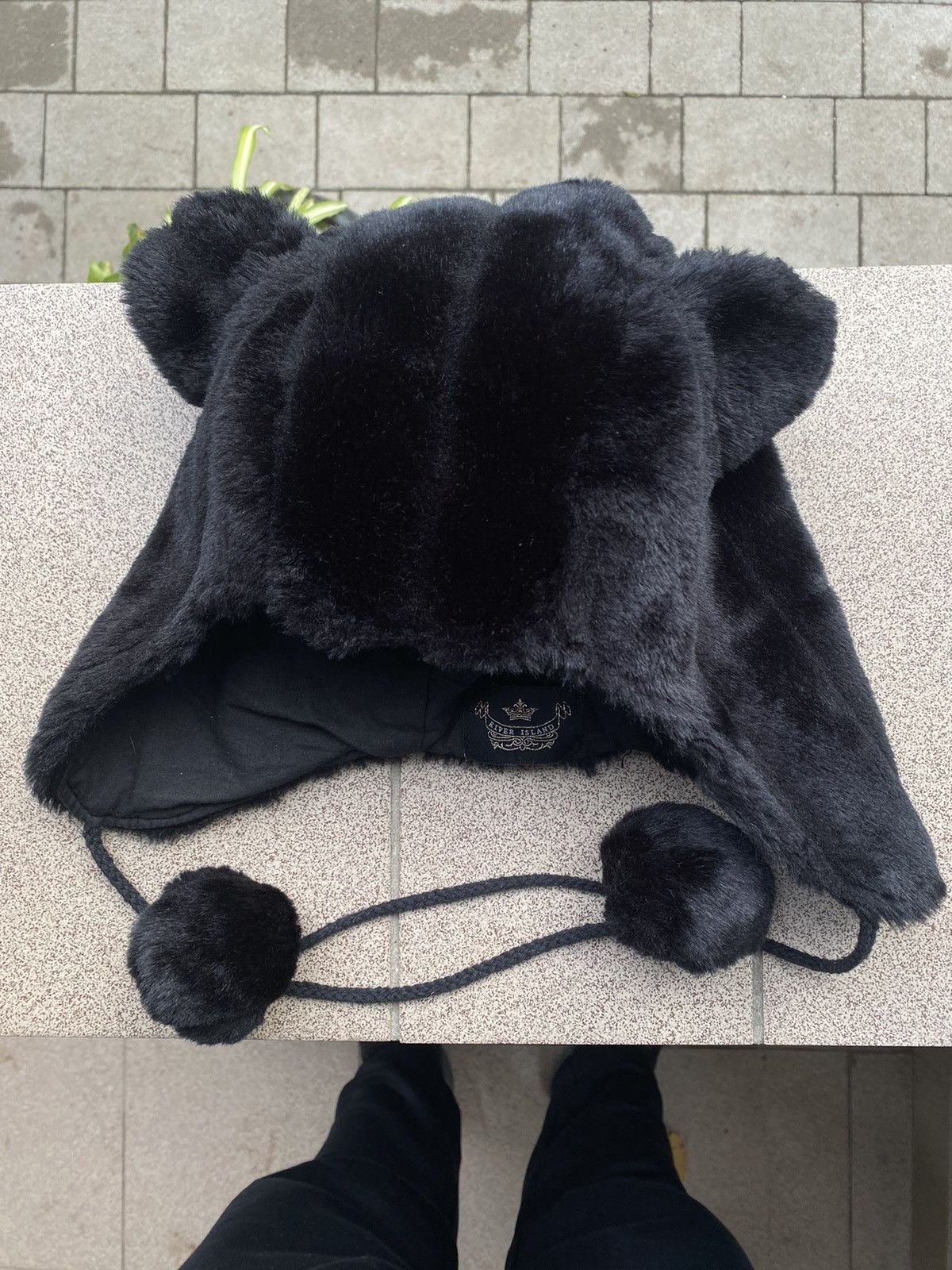 Hysteric Glamour Y2K Vintage Mohair Hat Ears Bear Avant Garde Alt Fur Rare Size ONE SIZE - 1 Thumbnail