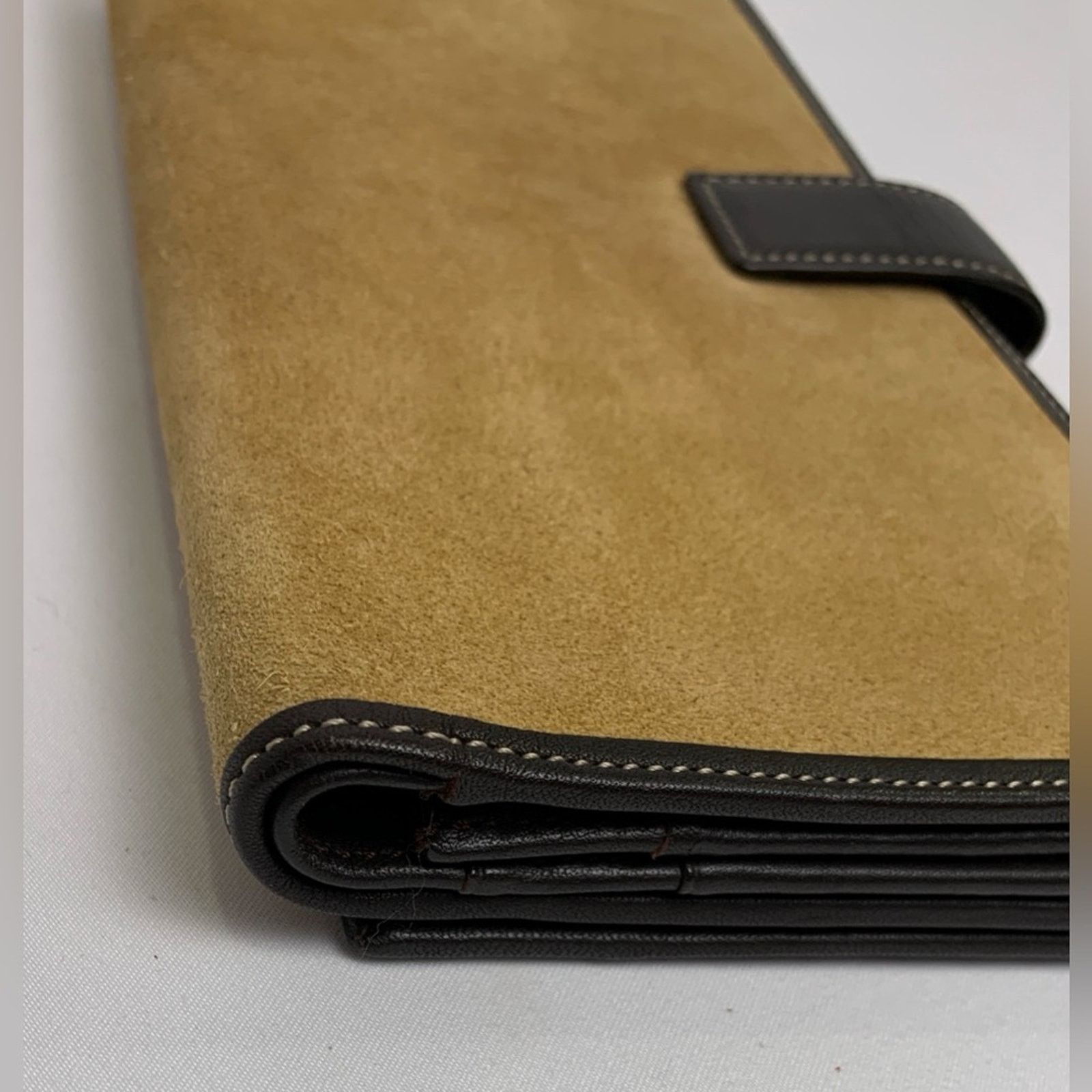 Loewe Loewe Tan Suede Brown leather wallet Size ONE SIZE - 4 Thumbnail