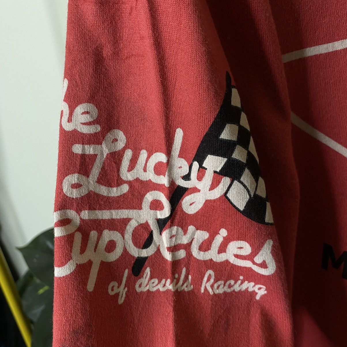Tedman × The Real McCoy's × Vintage Vintage Tedman Lucky Devil Racing Team L/S T Shirt Size US M / EU 48-50 / 2 - 11 Thumbnail