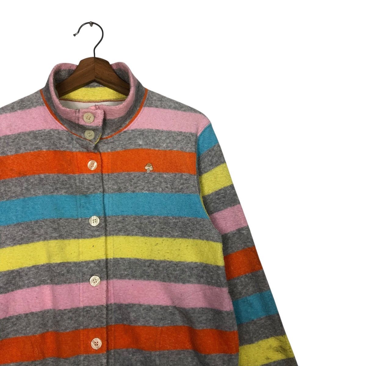 Issey Miyake 📌Vintage Striped Design Tsumori Chisato Sleep Button Wear Size M / US 6-8 / IT 42-44 - 7 Thumbnail