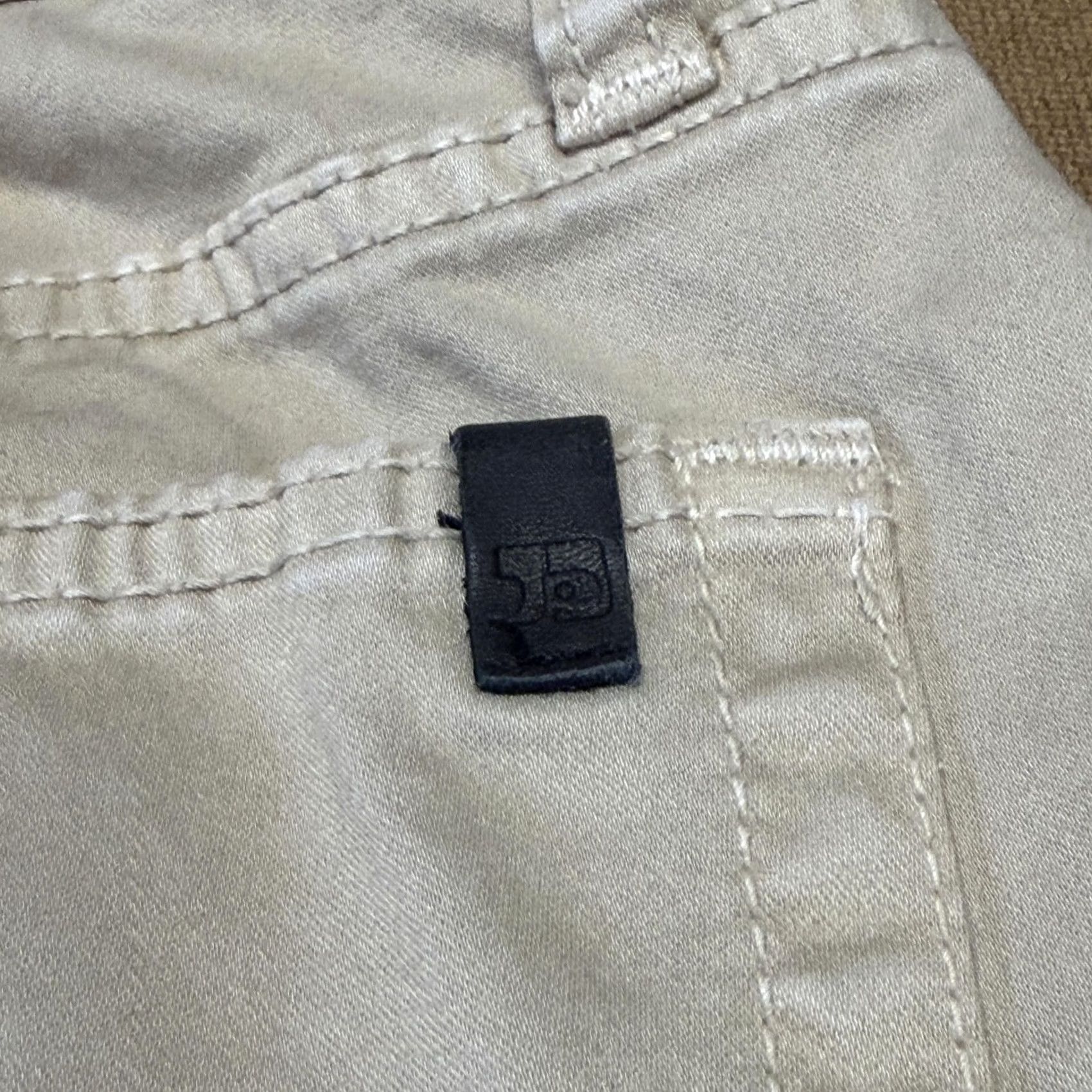 Vintage Joe's Jeans Pants Mens 31x32 Beige Chino Stretch Elastic Waist Straight Casual Size US 31 - 4 Thumbnail