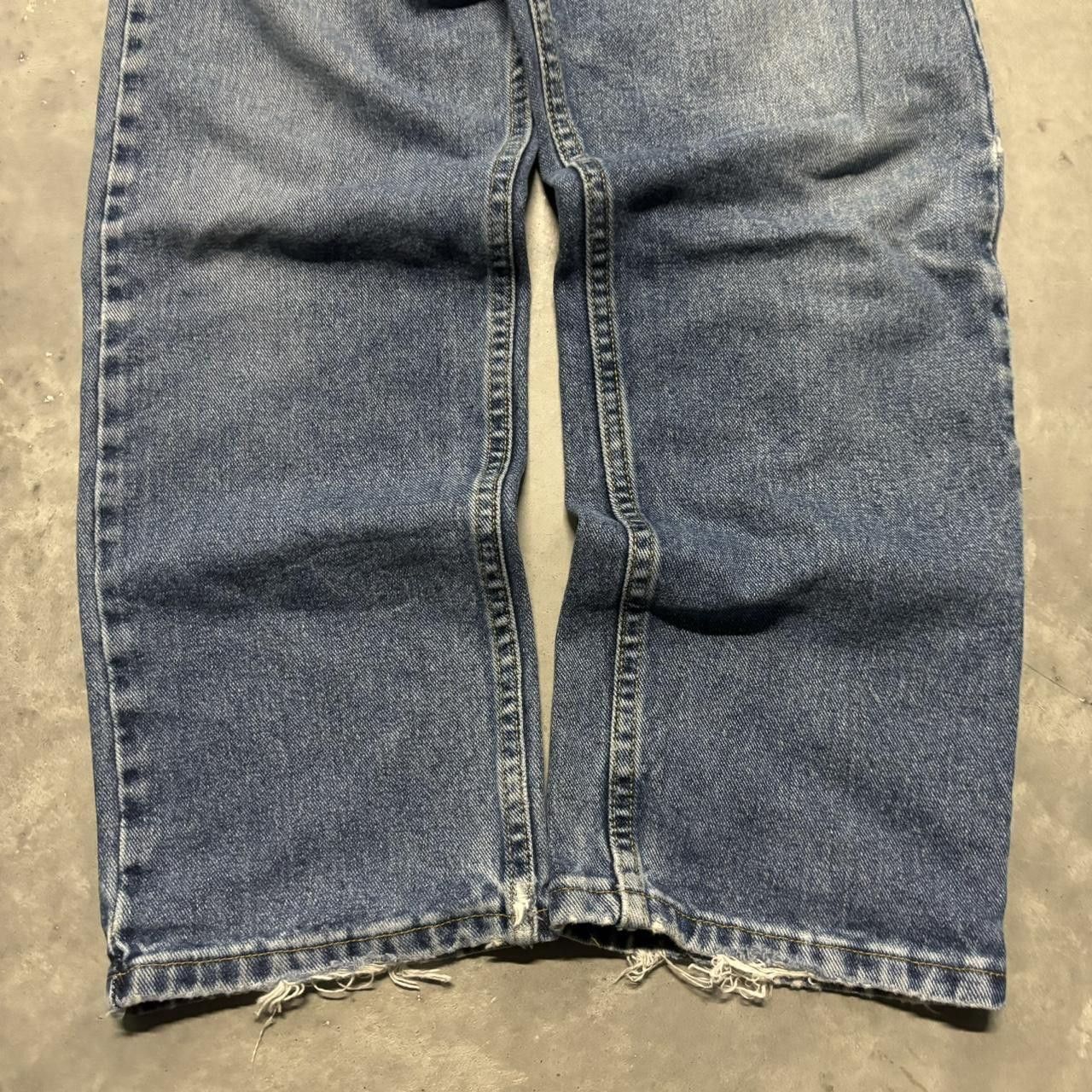 Japanese Brand × Vintage Crazy Vintage Y2K/200s Grunge Medium Wash Denim Jeans! Size US 33 - 6 Thumbnail