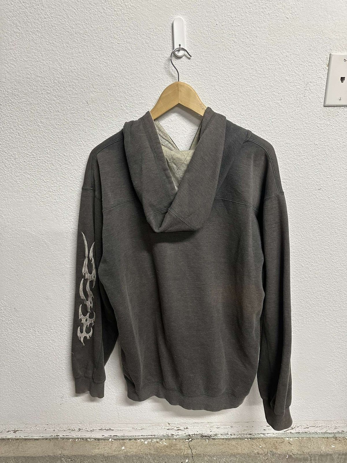 Vintage Y2K Top Heavy Flame Hoodie Size US L / EU 52-54 / 3 - 2 Thumbnail