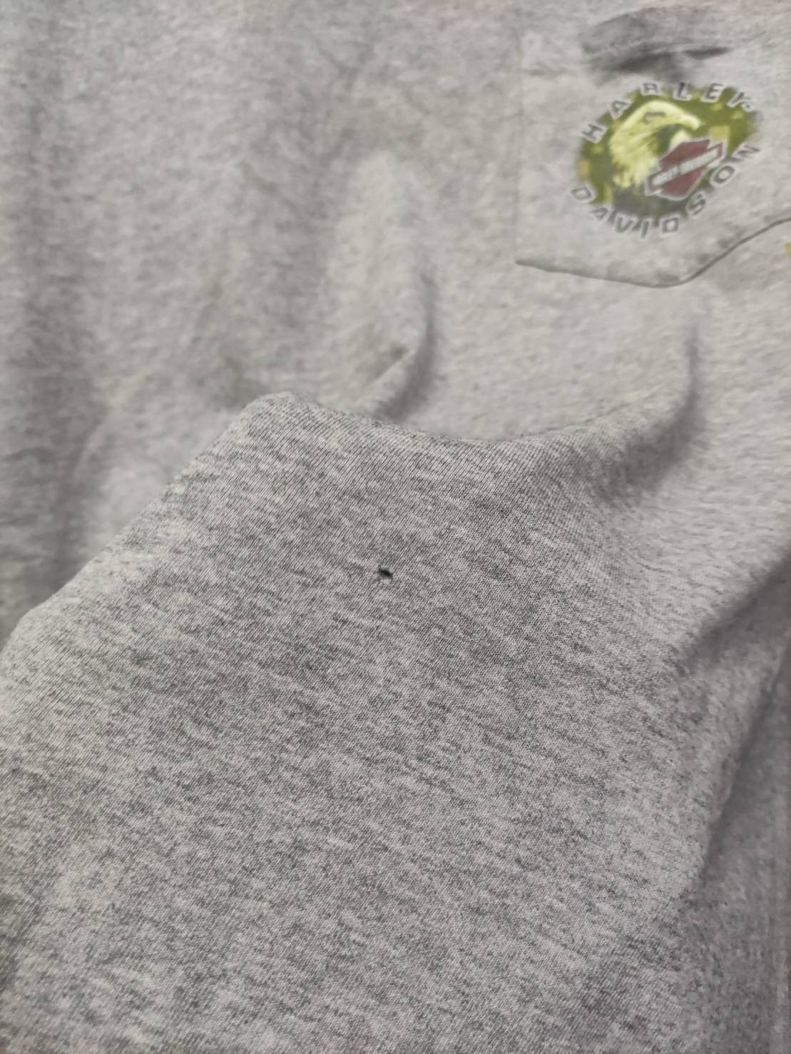 Harley Davidson Vtg 90's Harley Davidson Millwaukee, Eagel Pocket T-Shirt Size US L / EU 52-54 / 3 - 6 Thumbnail