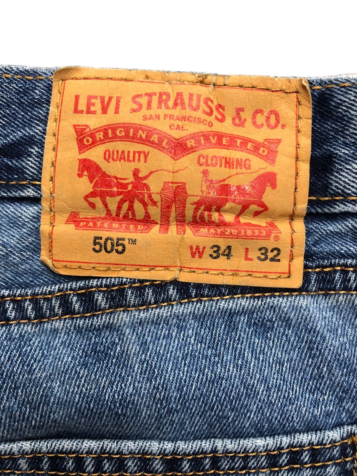 Levi's Vintage Levi's 505 Denim Jeans Size US 36 / EU 52 - 16 Thumbnail