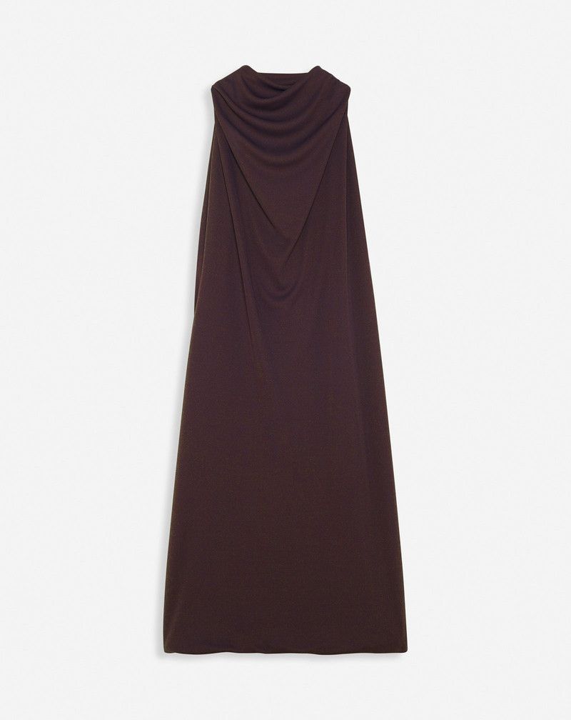Lanvin o1y0326 Mini Dress in Plum Size M / US 6-8 / IT 42-44 - 1 Thumbnail