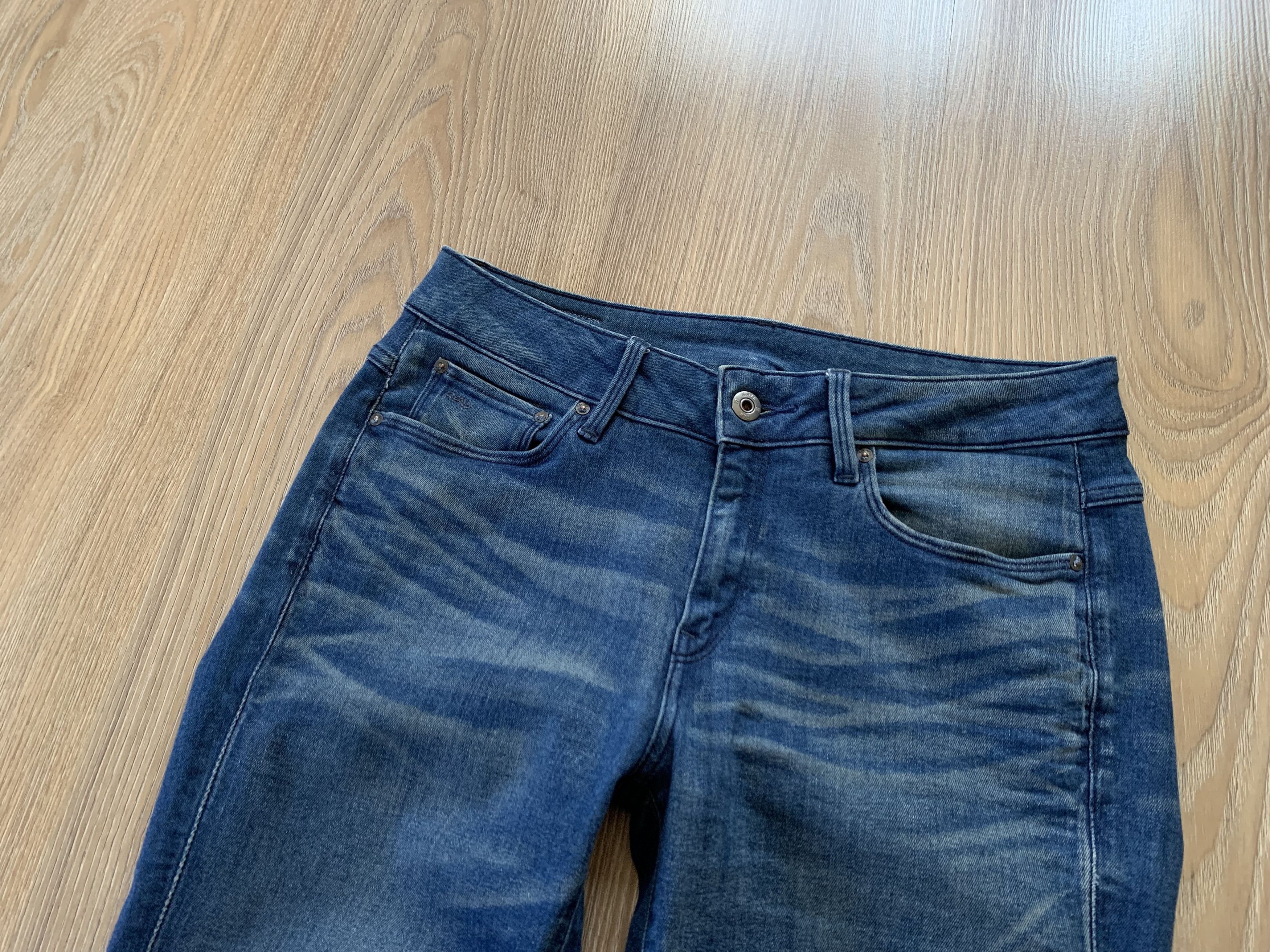 Denime × G-Star G-Star Raw 3301 Contour High Skinny Jeans Size 30" / US 8 / IT 44 - 3 Thumbnail