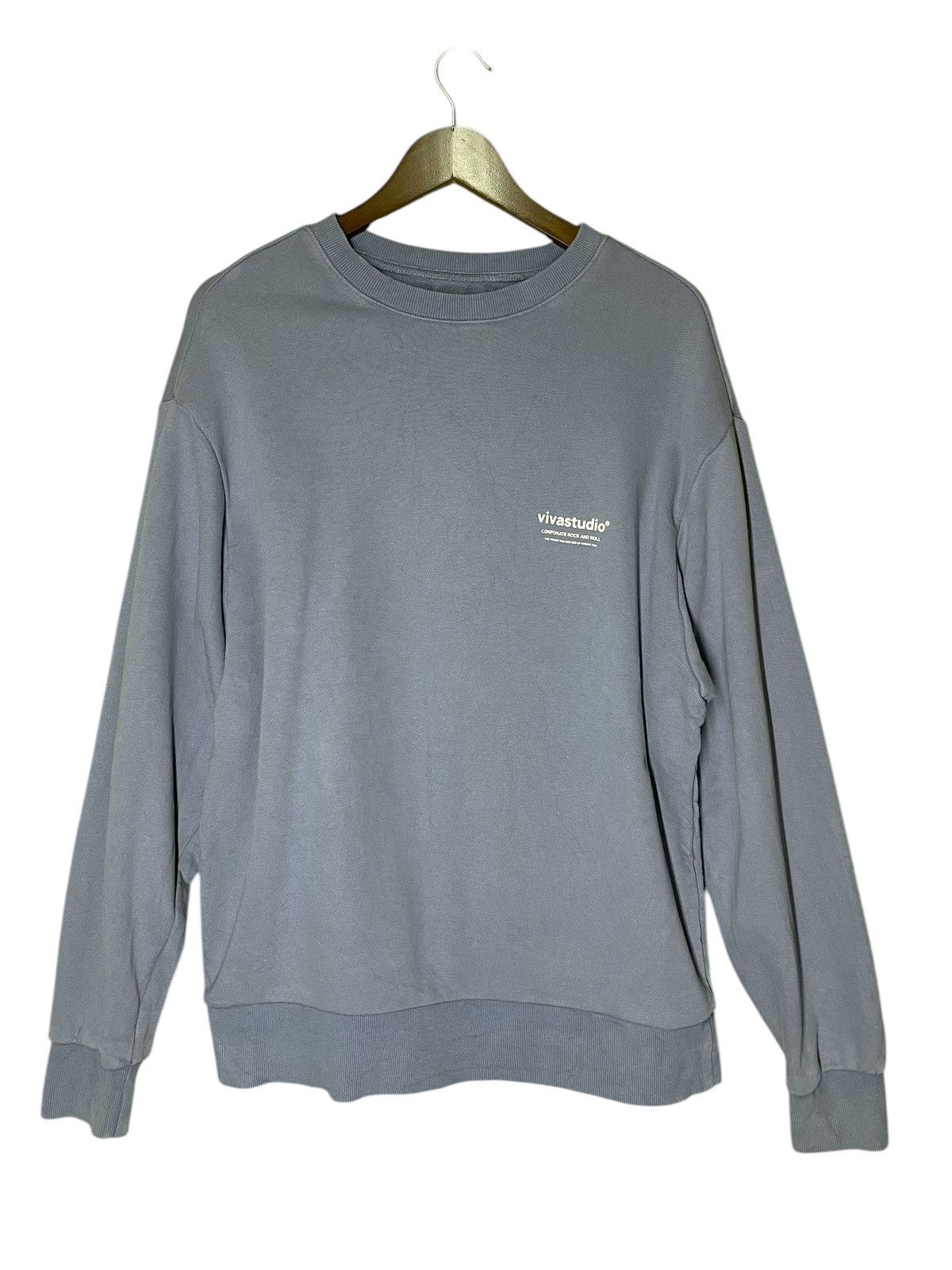 Vivastudio VIVA STUDIO CREWNECK SMALL LOGO PRINTED SWEATSHIRT SIZE L Size US L / EU 52-54 / 3 - 1 Thumbnail