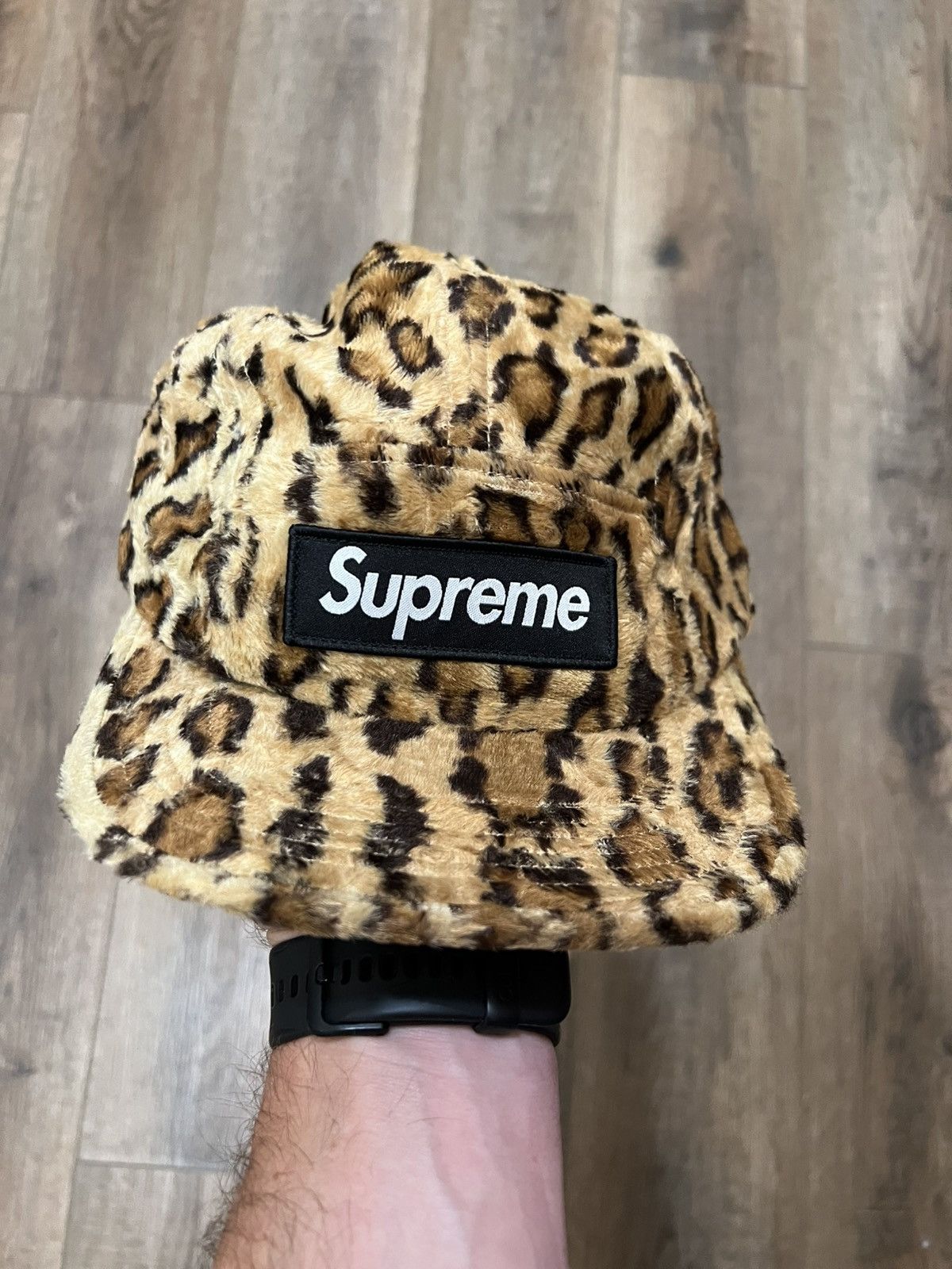 Supreme GOODENOUGH Crushed Rayon Pile Camp Cap (SS25) - $58