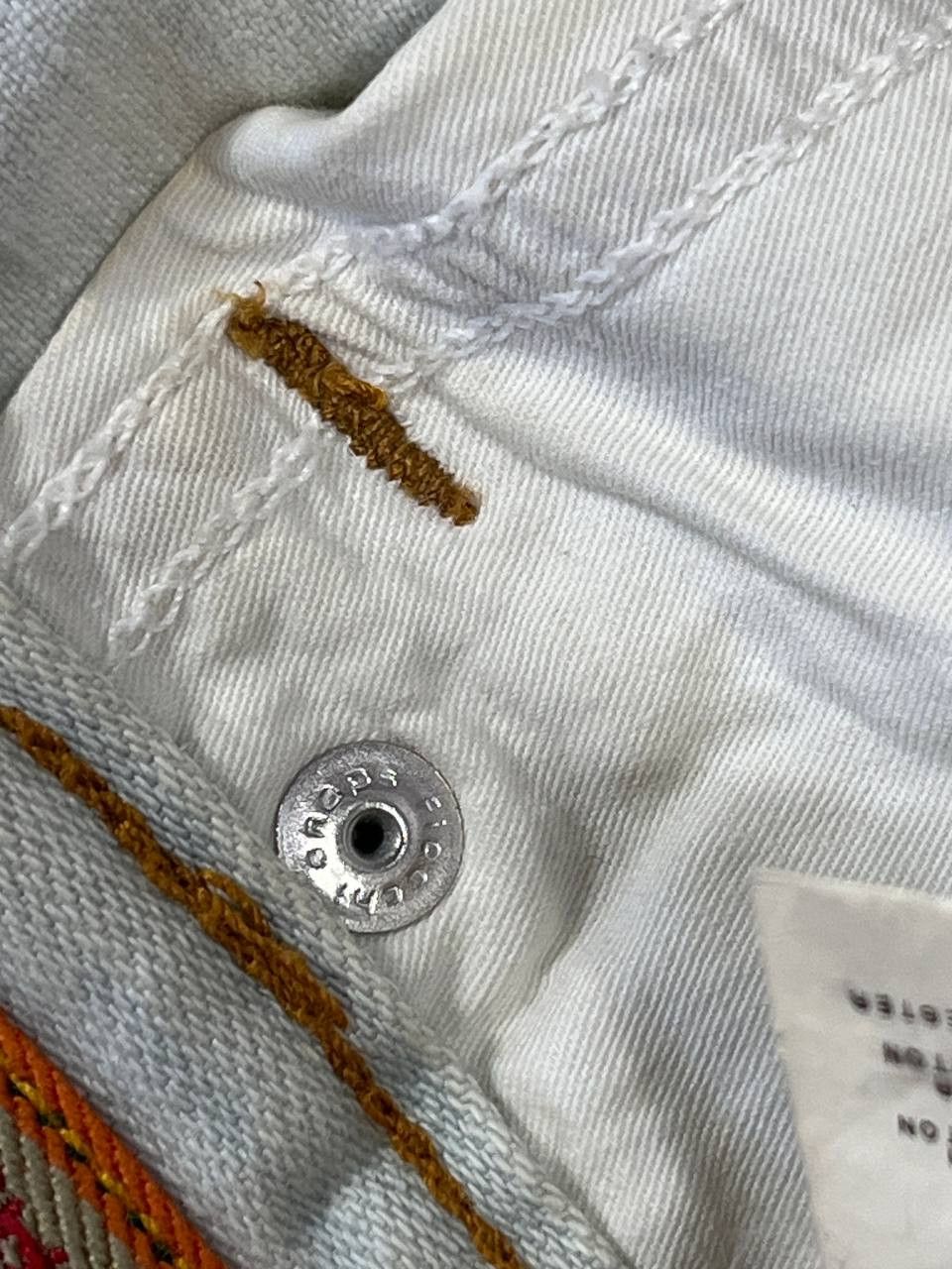 Dolce & Gabbana 00s Archive Dolce & Gabbana Bleached Tie-dye Denim PANTS Size US 33 - 15 Thumbnail