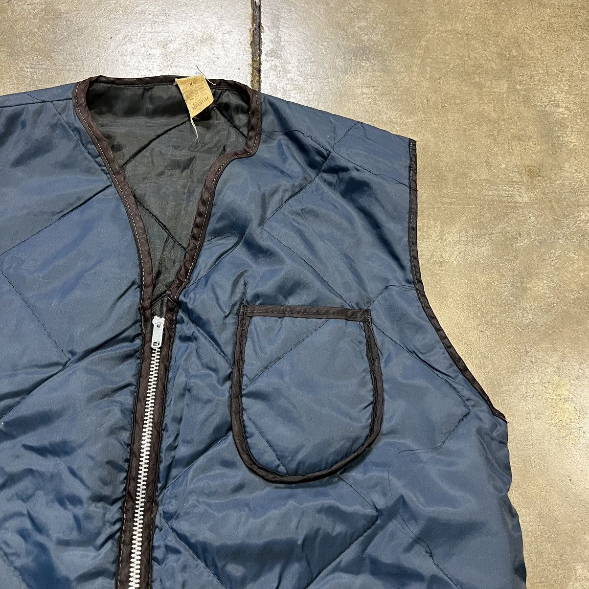 Vintage Vintage 70s 80s Quilted Vest Liner Jacket Zip Up Lightweight Size US M / EU 48-50 / 2 - 4 Thumbnail
