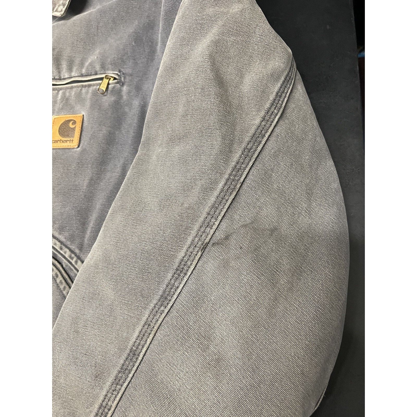 Carhartt Carhartt Detroit Jacket J97 PTL Stone Grey Size XXL Y2K VTG Size US XXL / EU 58 / 5 - 8 Thumbnail
