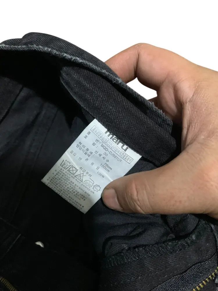 14th Addiction Crazy Flare denim washed black studded Maru rocky jeans Size US 30 / EU 46 - 18 Thumbnail