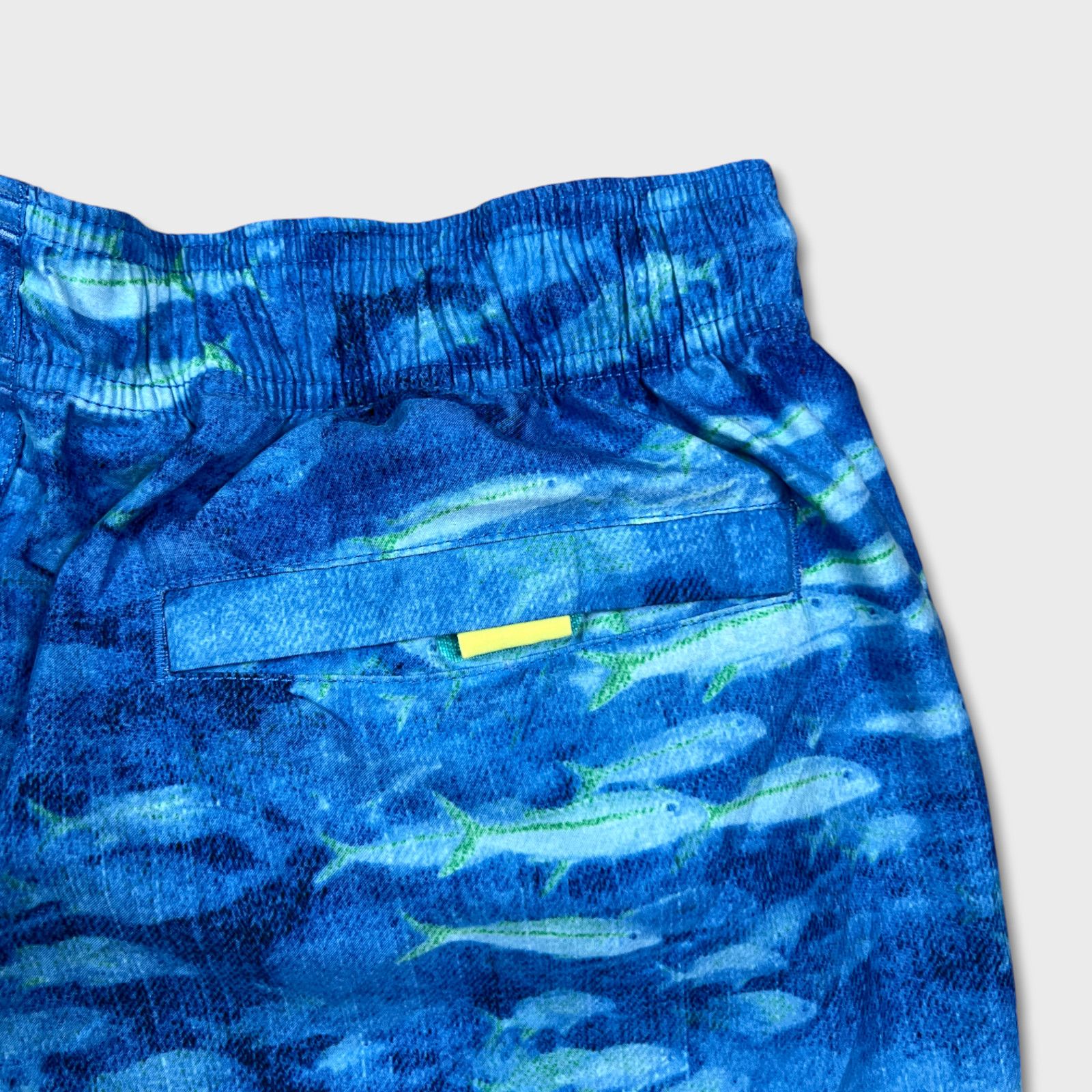 Nautica × Vintage Nautica Shorts Medium AOP Graphic Fish Lined Pocketed 90s Size US 30 / EU 46 - 5 Thumbnail