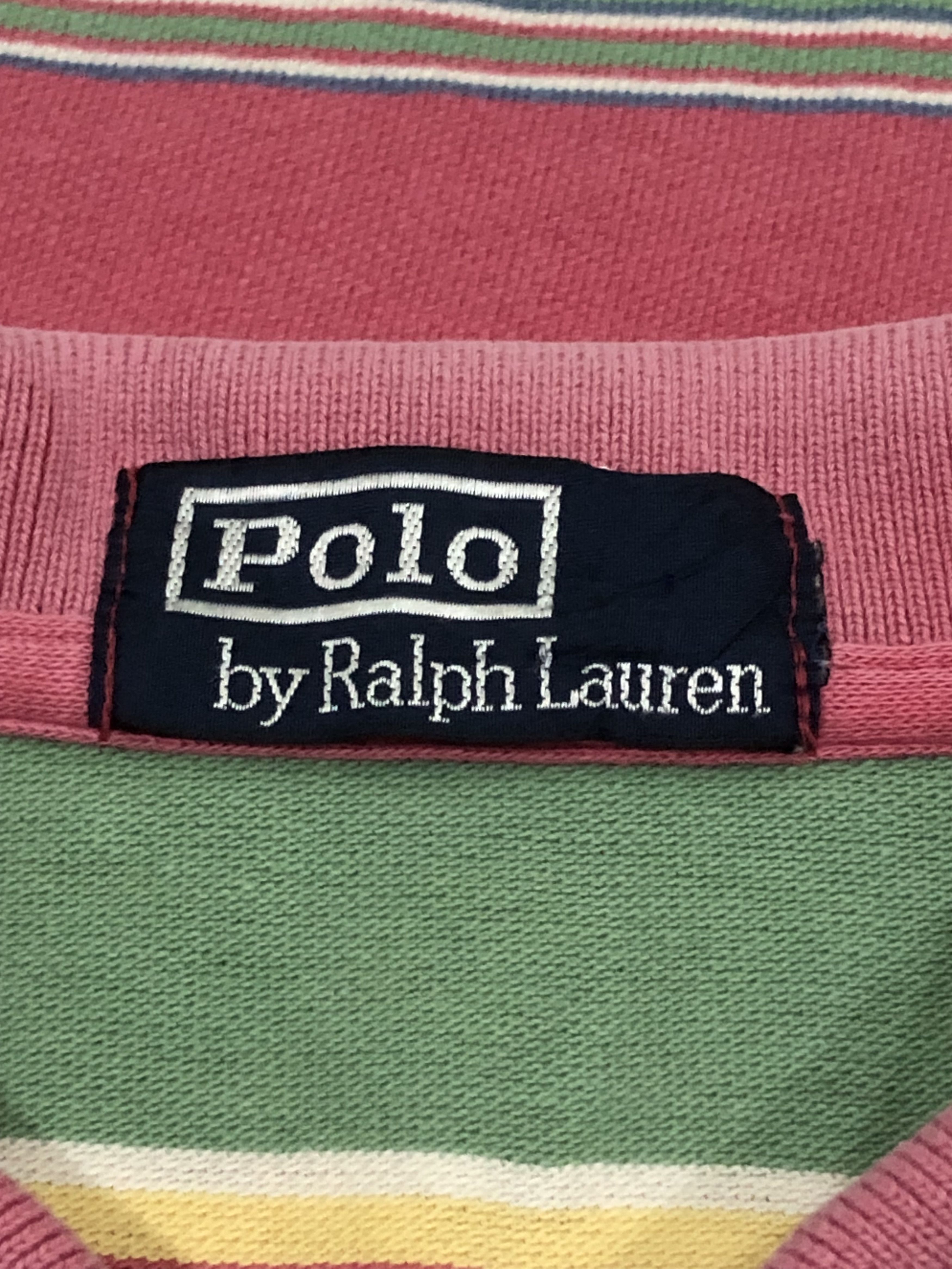 Designer × Polo Ralph Lauren × Vintage Vintage Polo Ralph Lauren Colouful Stripes Size US XL / EU 56 / 4 - 4 Thumbnail
