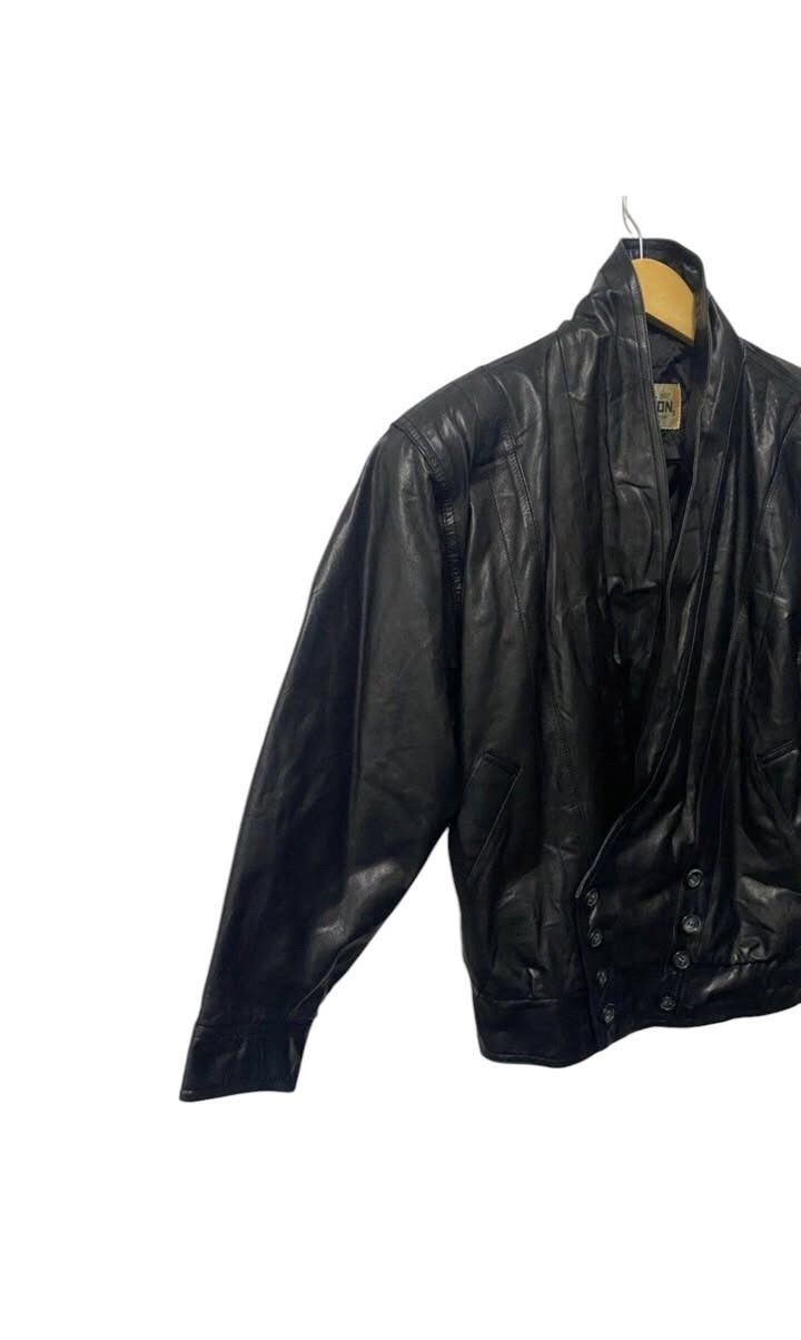Vintage Hilton Leather Jacket Size US L / EU 52-54 / 3 - 6 Thumbnail