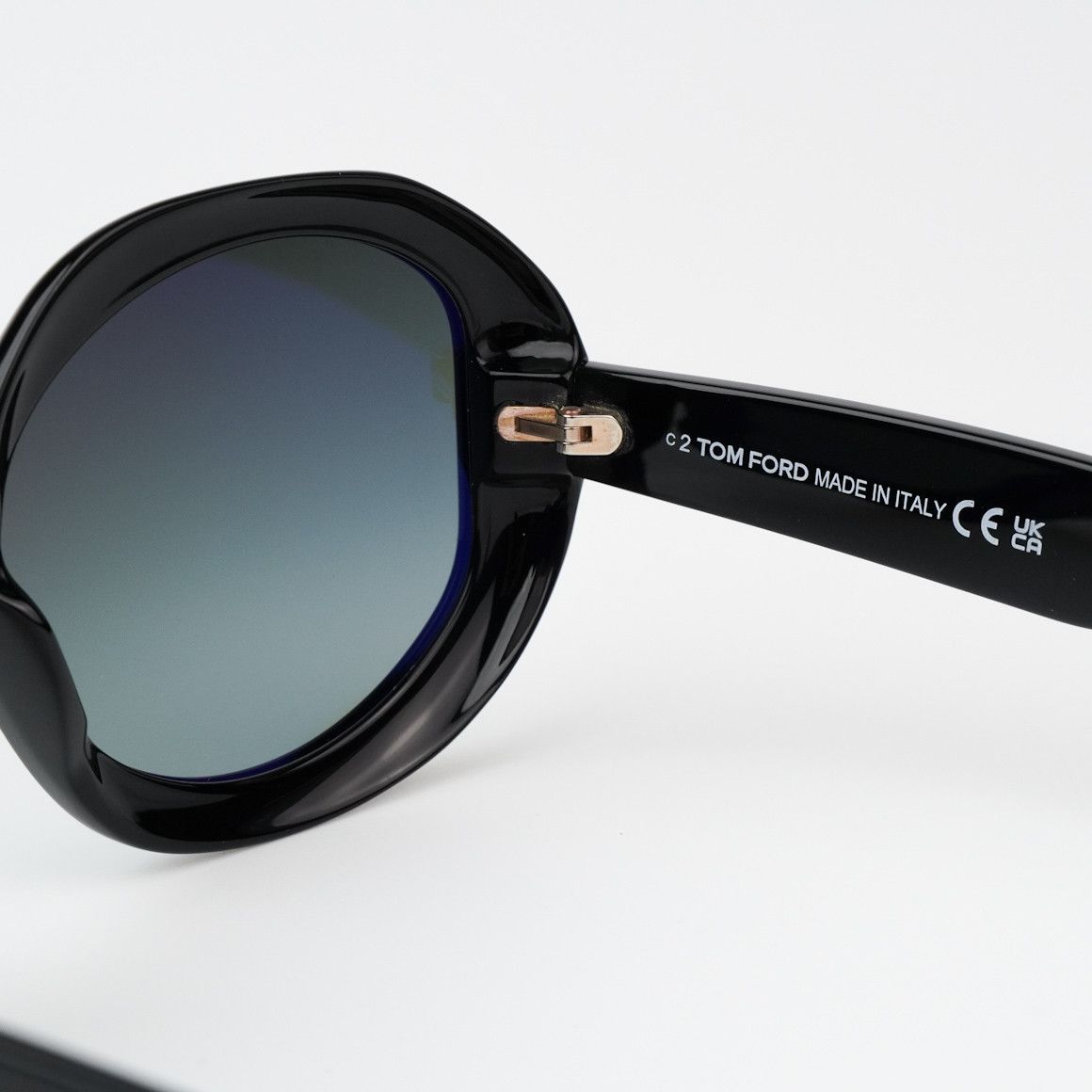 Tom Ford NEW Tom Ford FT1011/S 01B GEORGIA-02 Oversized Sunglasses Size ONE SIZE - 7 Thumbnail