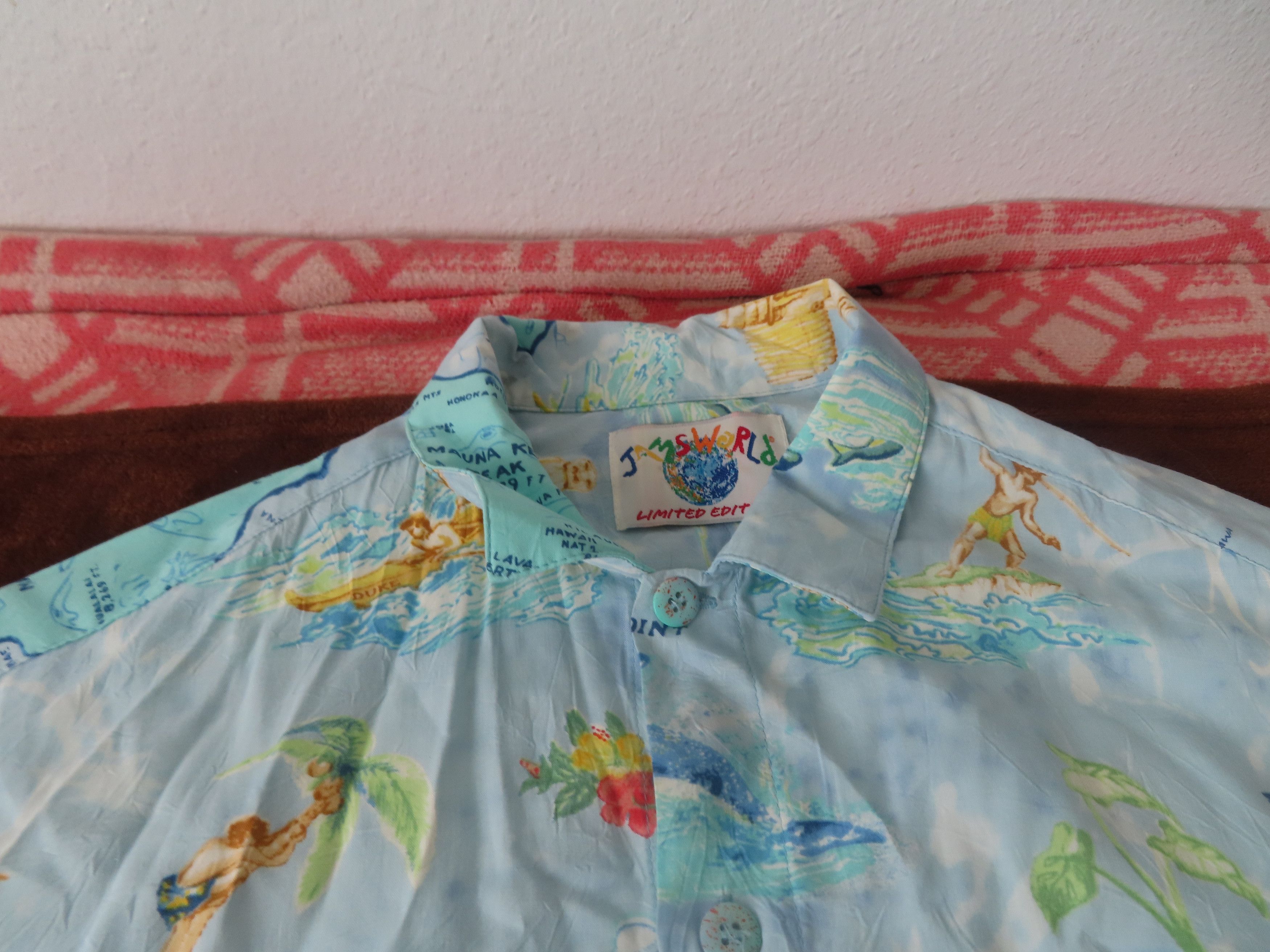 Designer × Jams World Vintage Jams World Statehood Hawaiian Shirt limited edition Size US M / EU 48-50 / 2 - 5 Thumbnail