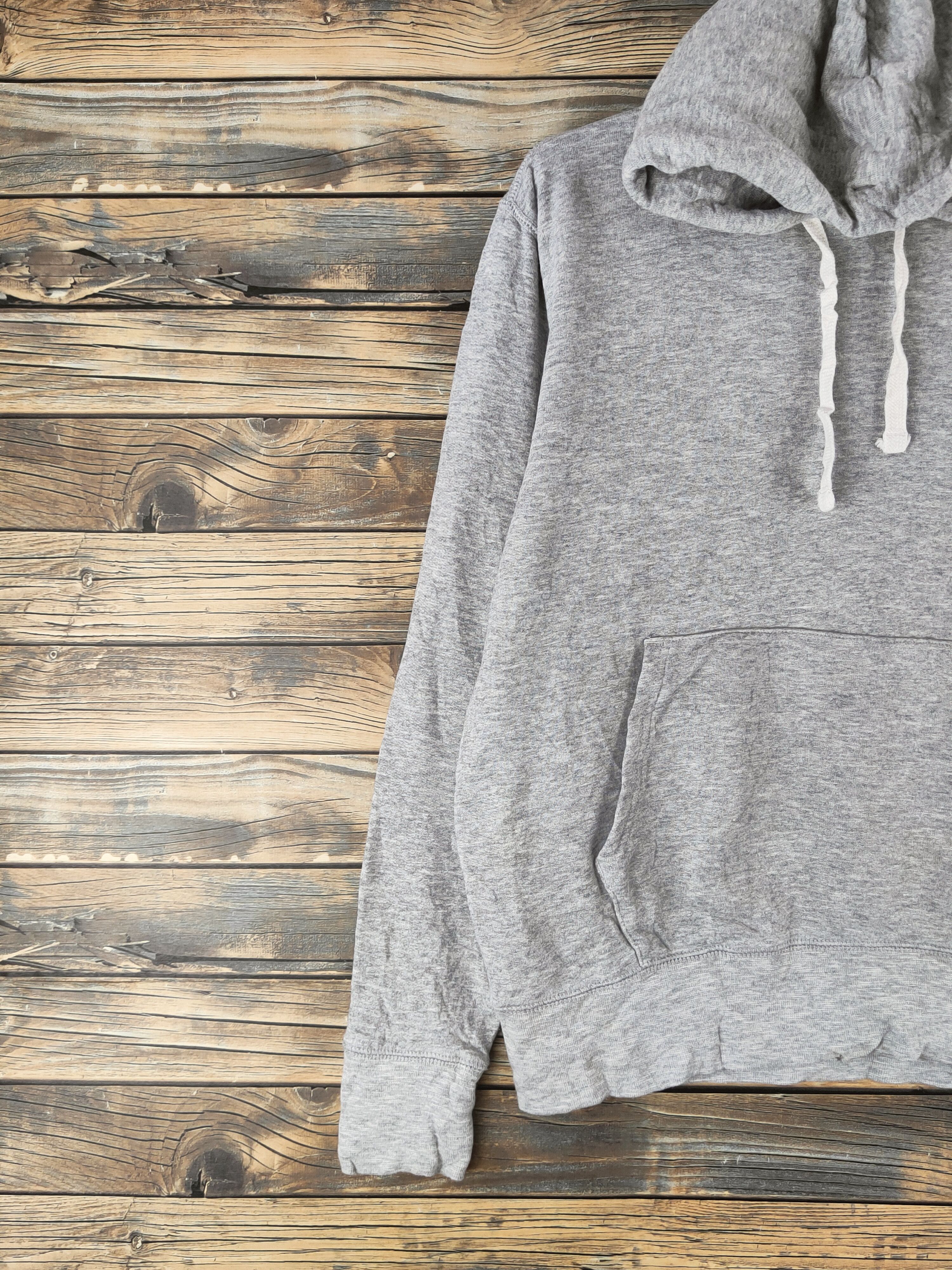 Japanese Brand Japanese Brand Gray Hoodie Sweatshirts Size L / US 10 / IT 46 - 3 Thumbnail