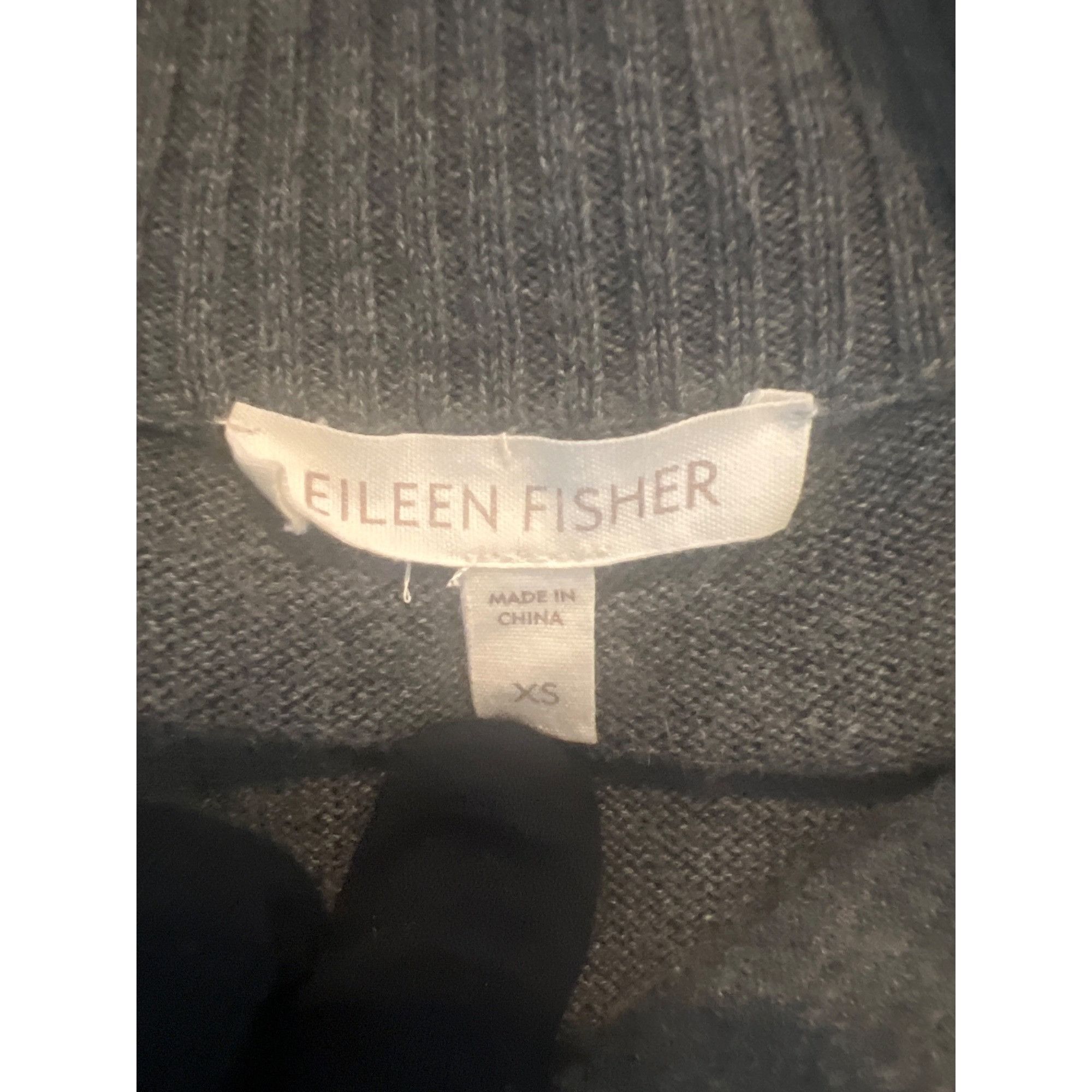 Eileen Fisher Eileen Fisher Organic Cotton Cashmere Blend Button-Front Car Size XS / US 0-2 / IT 36-38 - 5 Thumbnail