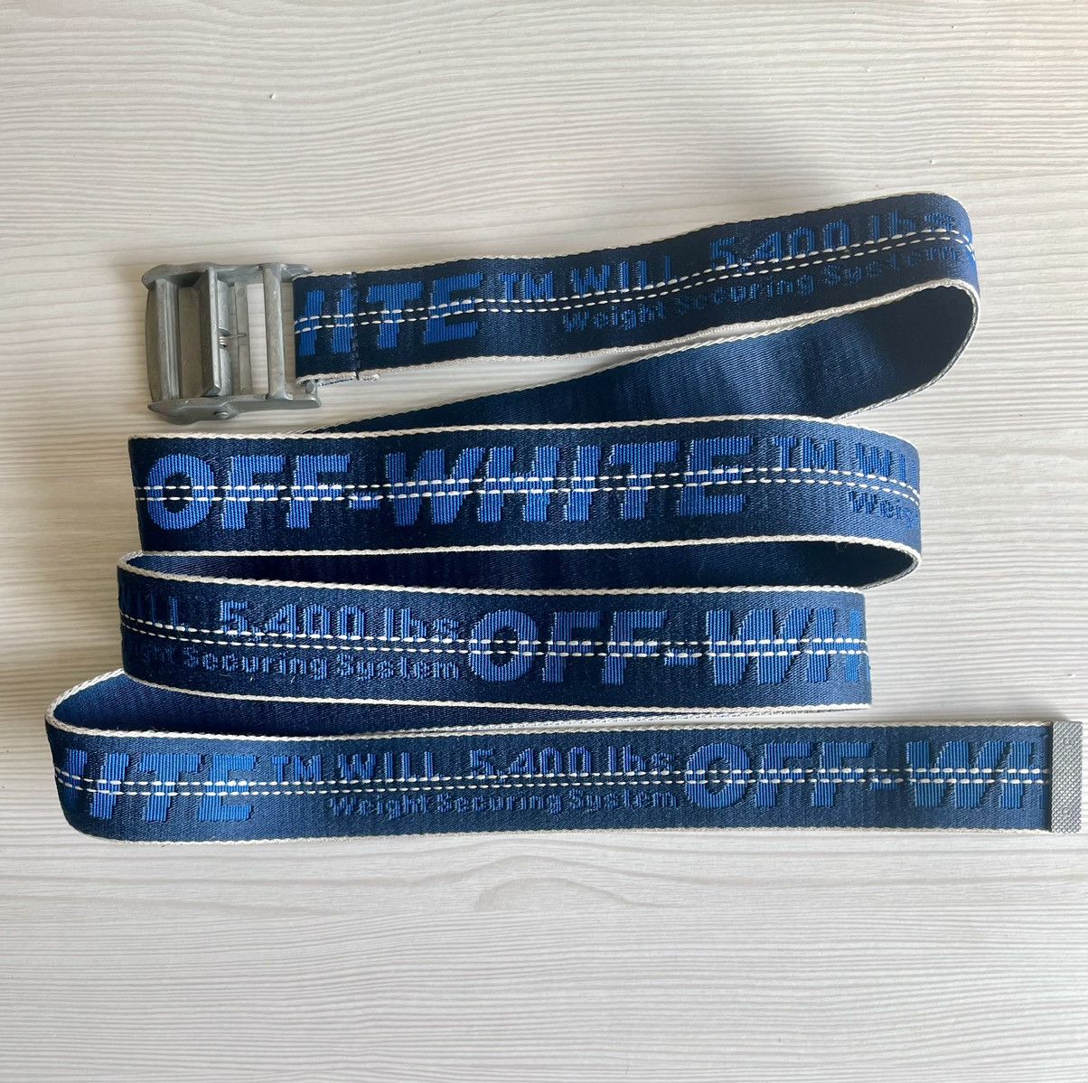 image of Off White Off-White Industrial Belt Navy, Men's