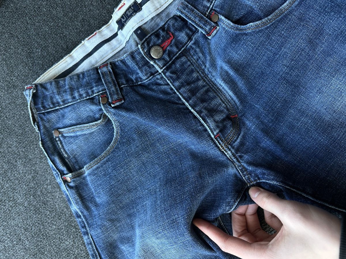 Armani 🚨Y2K WOMEN ARMANI JEANS WITH LOGO AVANT GARDE DENIM PANTS Size 30" / US 8 / IT 44 - 5 Thumbnail