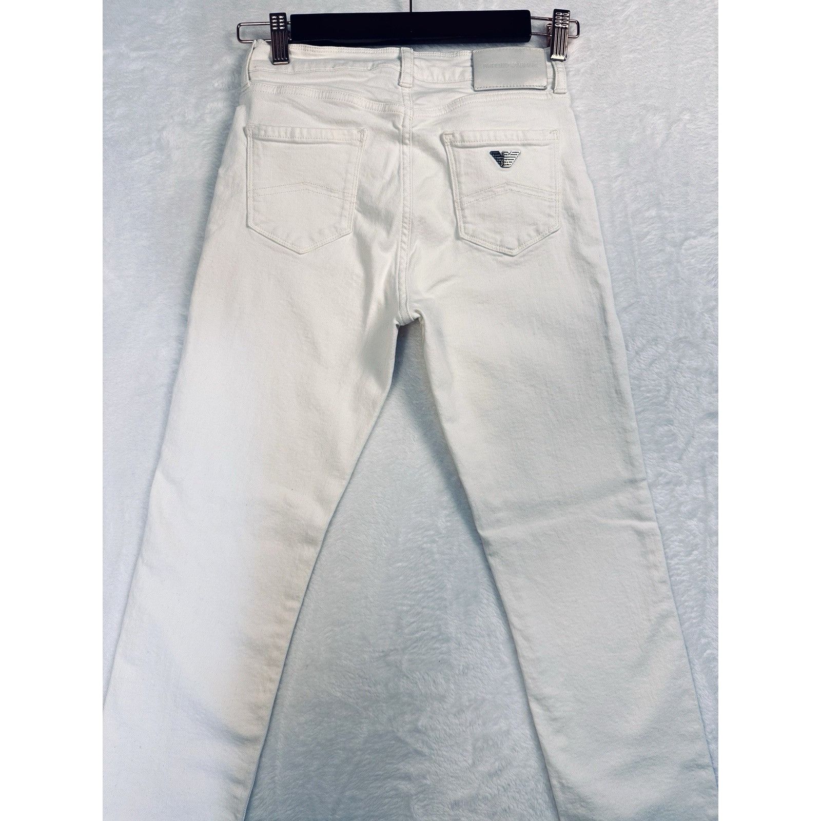Emporio Armani Emporio Armani White Skinny Jeans Sz 25 Stretch Denim Slim Size 25" / US 0 / IT 36 - 7 Thumbnail