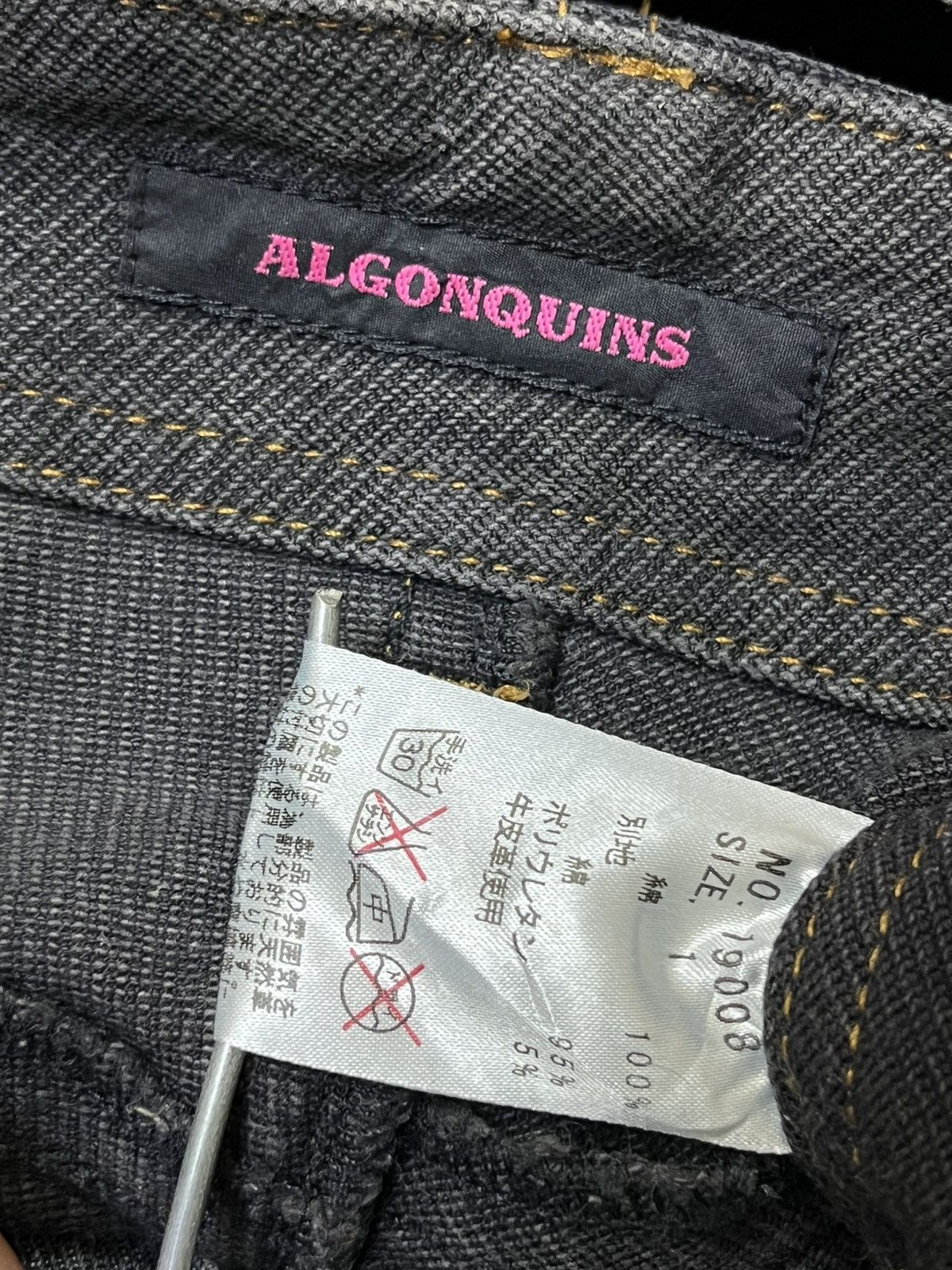 Japanese Brand Sick ALGONQUINS punk gothic bondage flared distressed jeans Size US 30 / EU 46 - 21 Thumbnail
