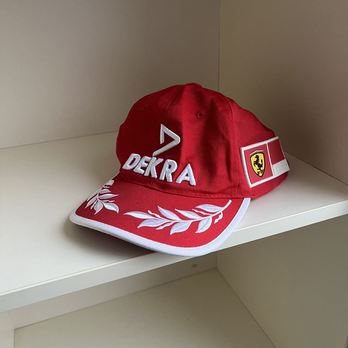 Ferrari Vintage Ferrari Racing Cap Michael Schumacher Dekra Size ONE SIZE - 9 Thumbnail