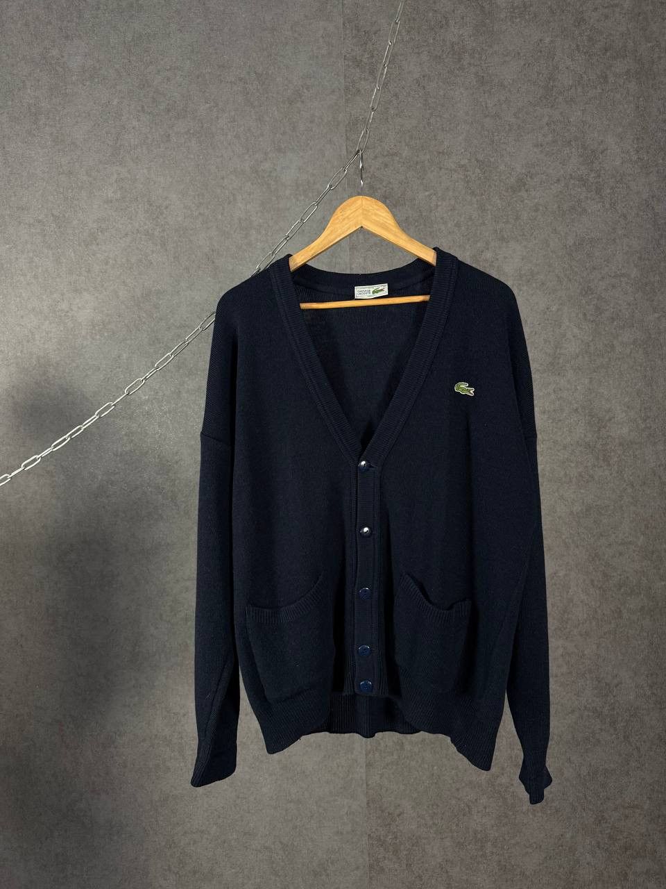 Lacoste Lacoste Chemise vintage designer logo cardigan Size US L / EU 52-54 / 3 - 1 Thumbnail