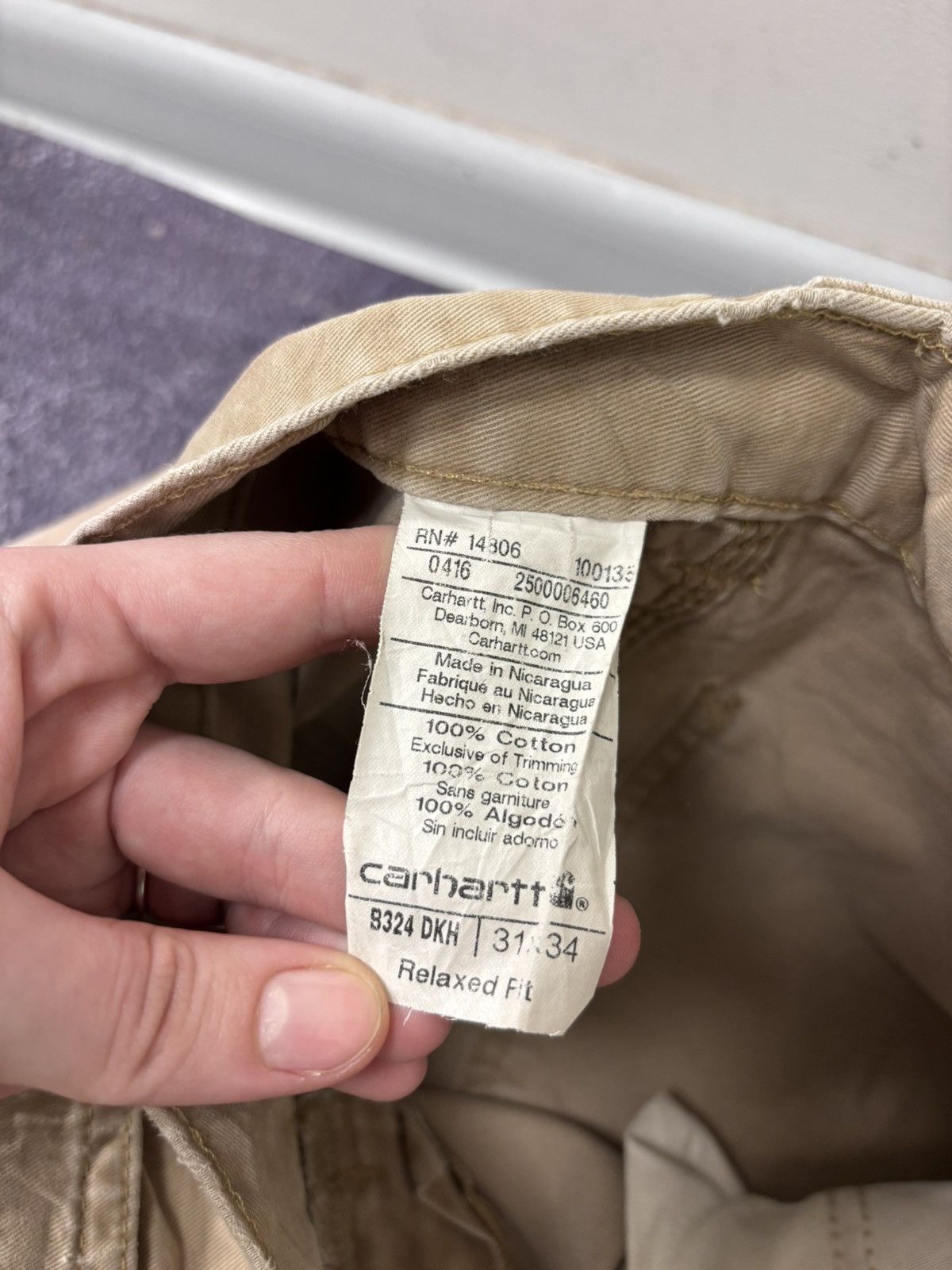 Carhartt Vintage Carhartt Relaxed Fit Distressed Utility Work Pants Size US 31 - 18 Thumbnail