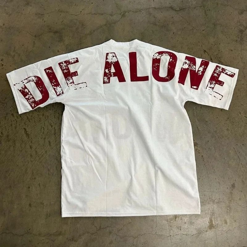 Japanese Brand × Vintage Nothing Wrong Die Alone Vintage Design Tee Size US M / EU 48-50 / 2 - 2 Thumbnail
