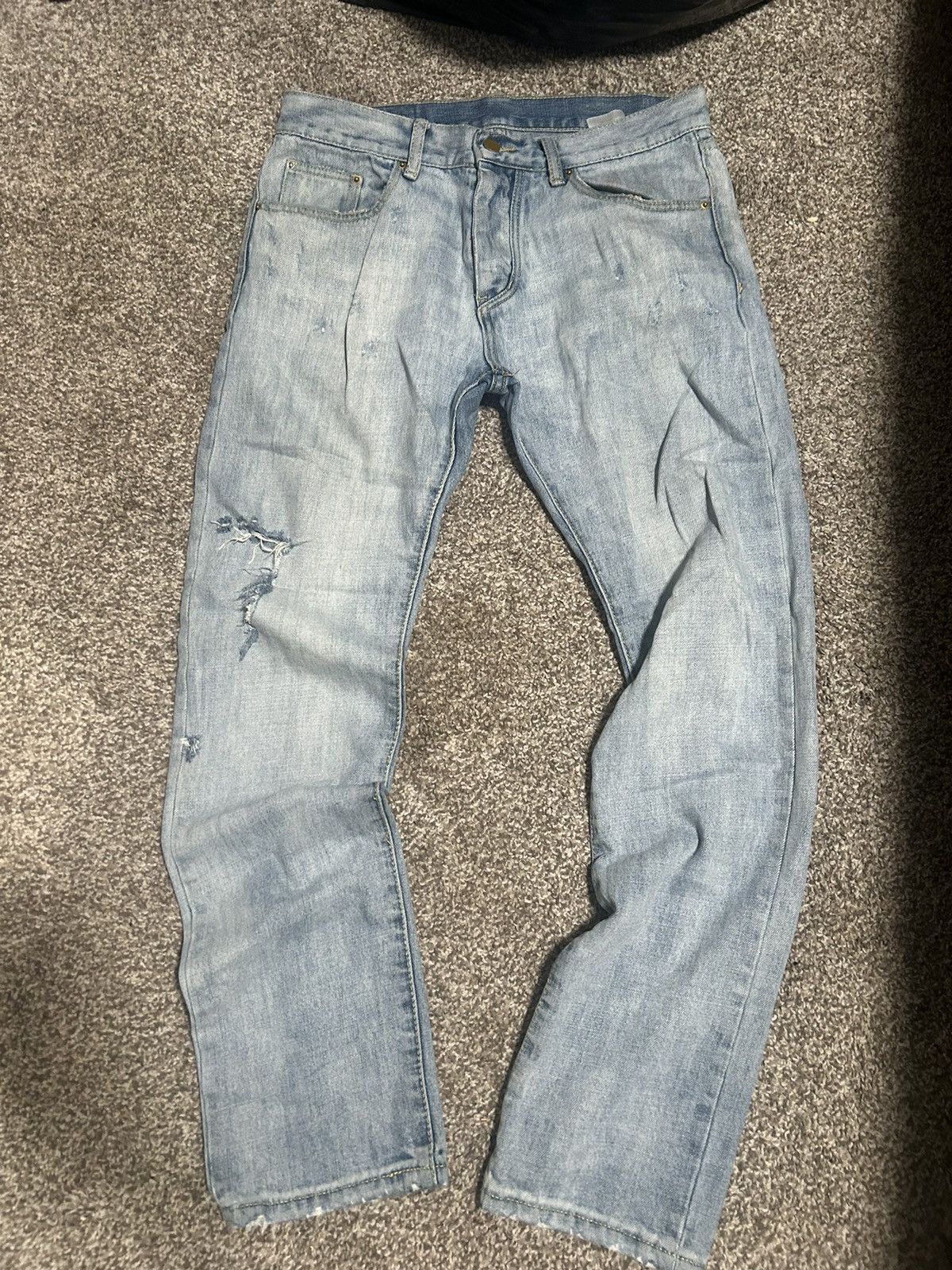 MNML Used mens light blue mnml denim jeans size 31 Size US 31 - 1 Thumbnail