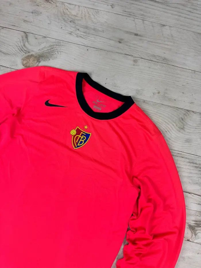 Nike Nike BASEL 2011 2012 PLAYER ISSUE AWAY LONG SLEEVE Jersey Size US XXL / EU 58 / 5 - 2 Thumbnail