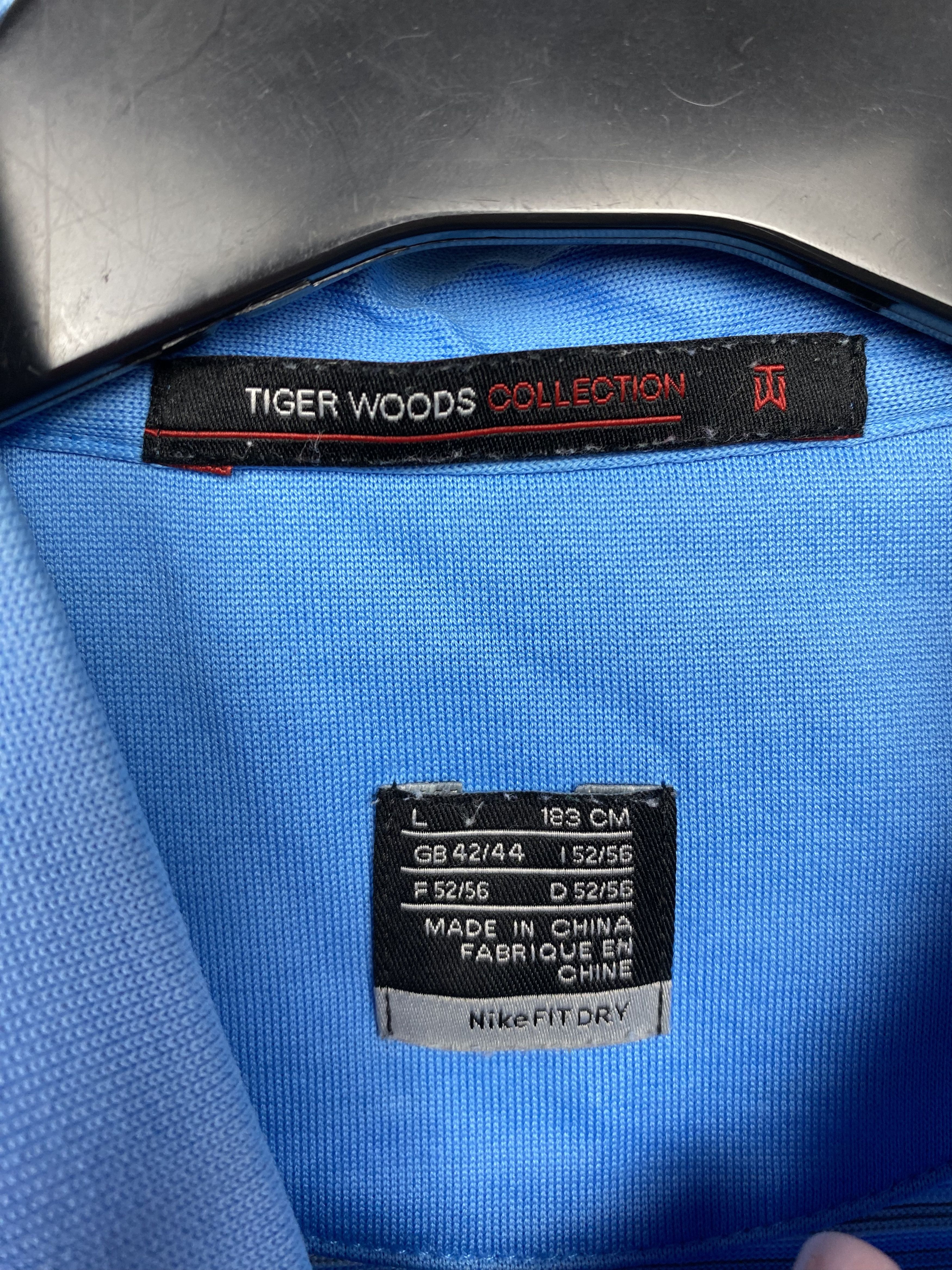 Nike × Tiger Woods Nike Tiger Woods Vintage Mens Polo Shirt Size US L / EU 52-54 / 3 - 5 Thumbnail