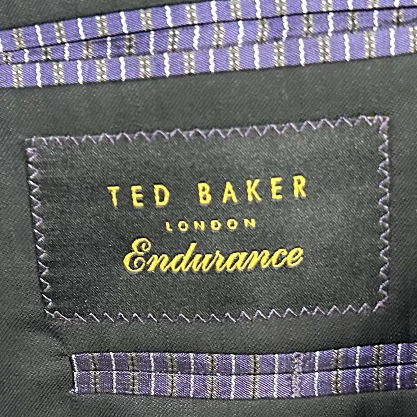 Ted Baker Ted Baker London 42R Endurance Jones Sport Coat Wool Black Two Button Vented Jacket Regular Notch Lapel Mens Sport Coat Size US XS / EU 42 / 0 - 3 Thumbnail