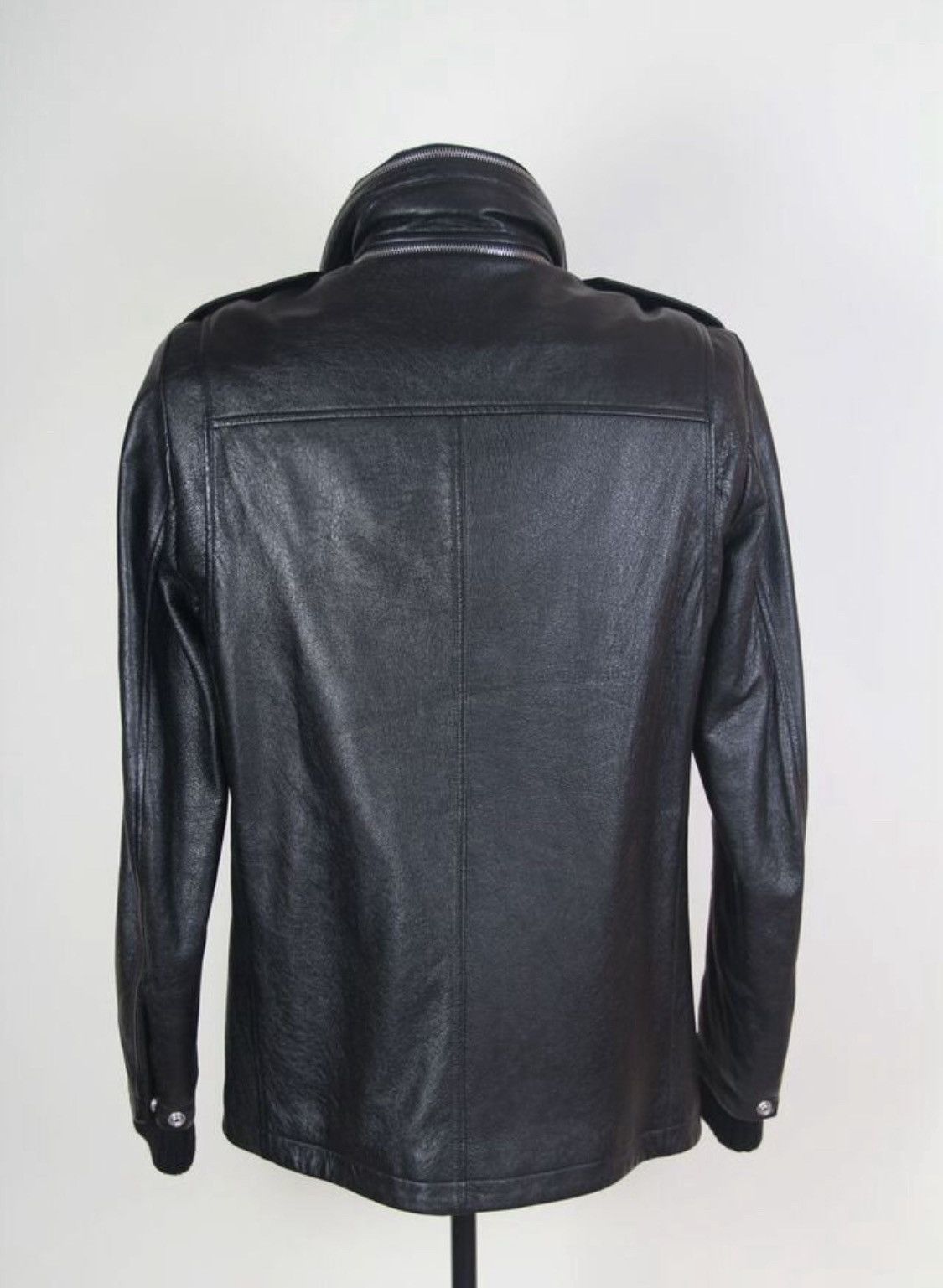 Saint Laurent Paris Saint Laurent Leather Biker All Over Pocket Detail Jacket Size US M / EU 48-50 / 2 - 3 Thumbnail