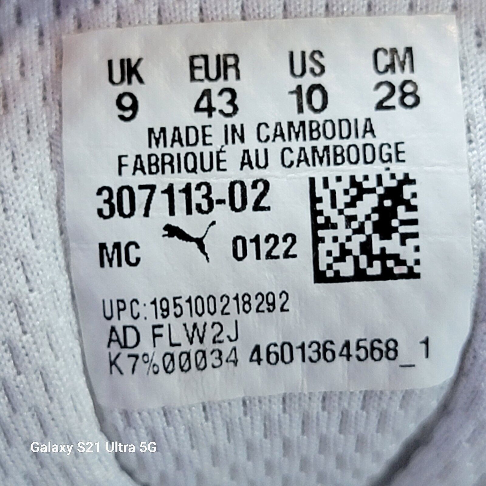 Puma Puma BMW M Motorsport Mirage Sport Men White Sneakers Sz 10M Size US 10 / EU 43 - 12 Thumbnail