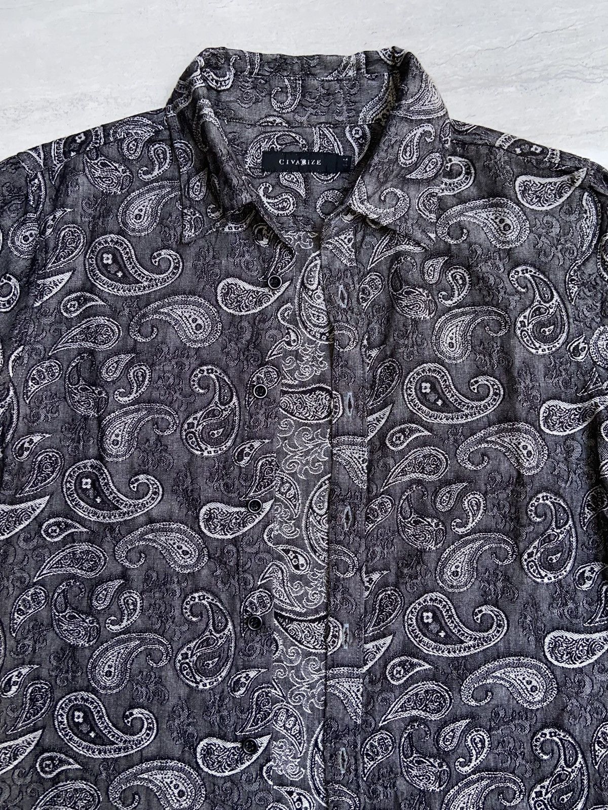 CIVARIZE CIVARIZE Grey Patterned Shirts/Outer Size US M / EU 48-50 / 2 - 4 Thumbnail