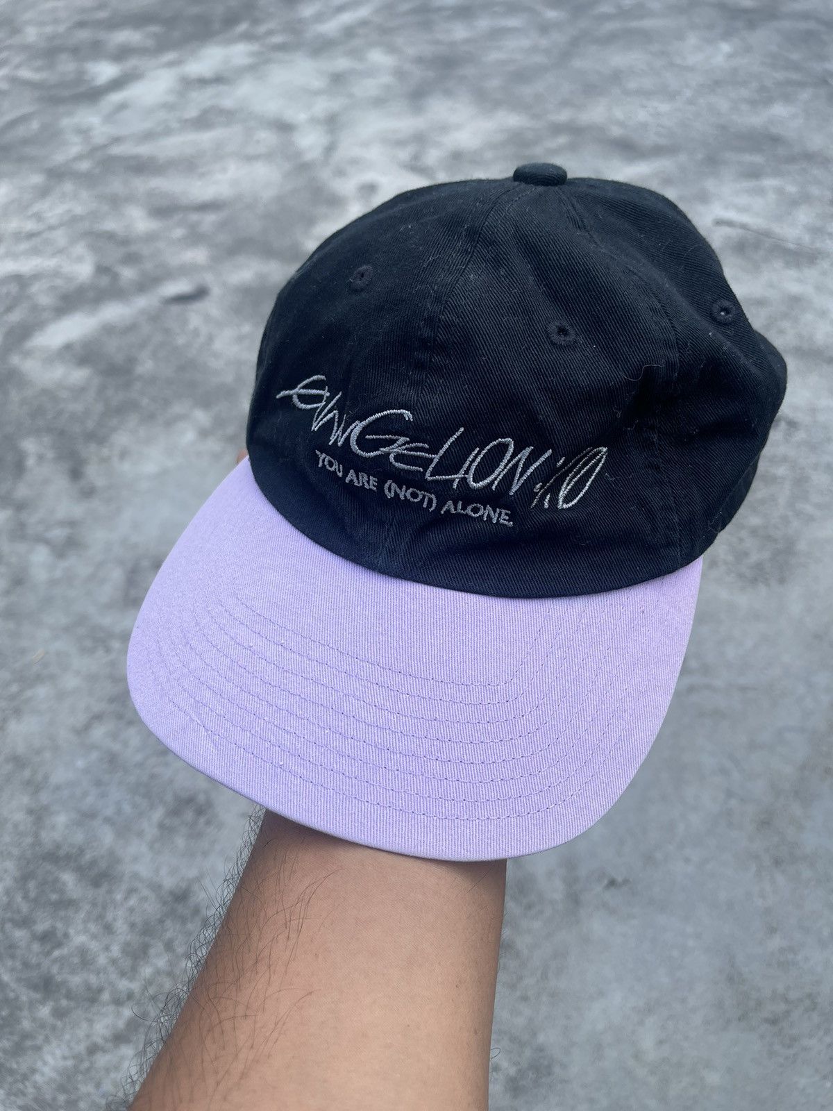 Japanese Brand × Vintage Vintage Evangelion Cap Size 58cm Asuka Rei Ayanami Shinji OG Size ONE SIZE - 1 Thumbnail