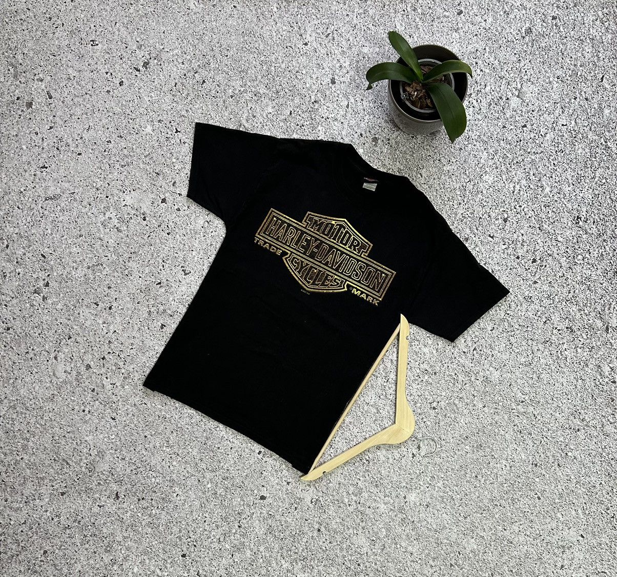00'S Harley-Davidson Motorcycle Bike T-shirt Made in USA Men's L /eaa448054