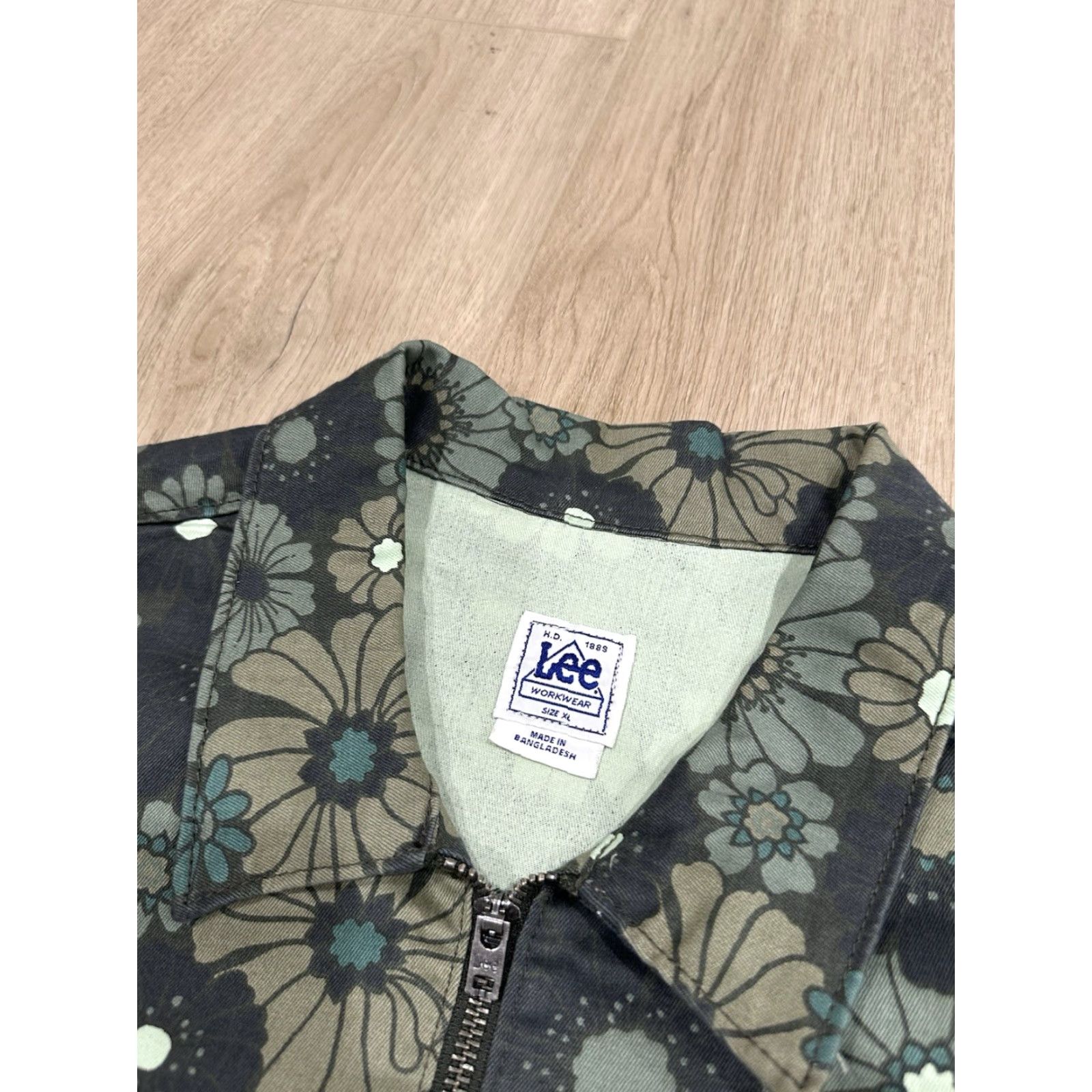 Lee Lee Heritage Chetopa Twill Workwear Jacket Mens XL Floral Green NWT Size US XL / EU 56 / 4 - 7 Thumbnail