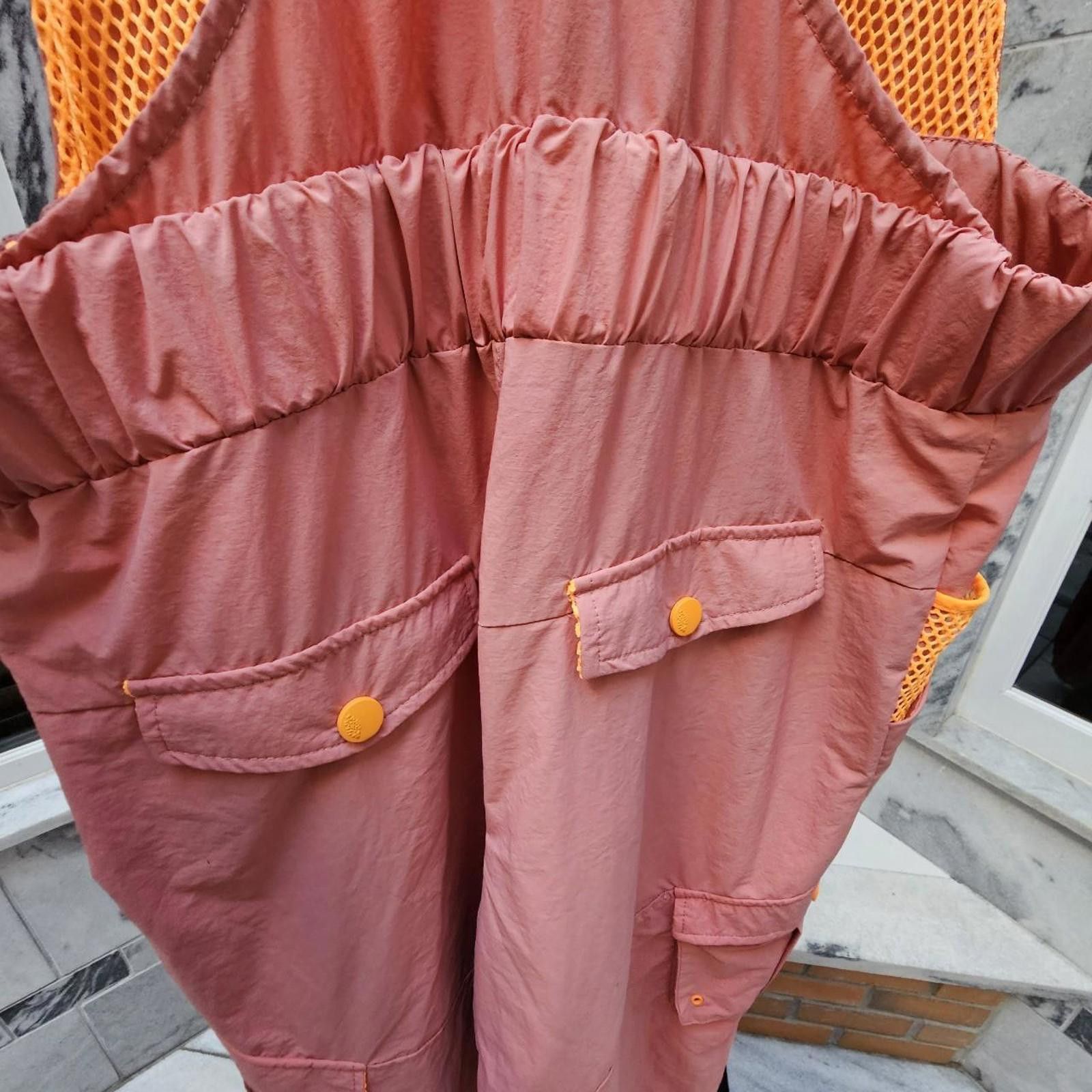 Free People Free People Orange & Pink Overalls Morning Meadow Onesie Size 28" / US 6 / IT 42 - 6 Thumbnail