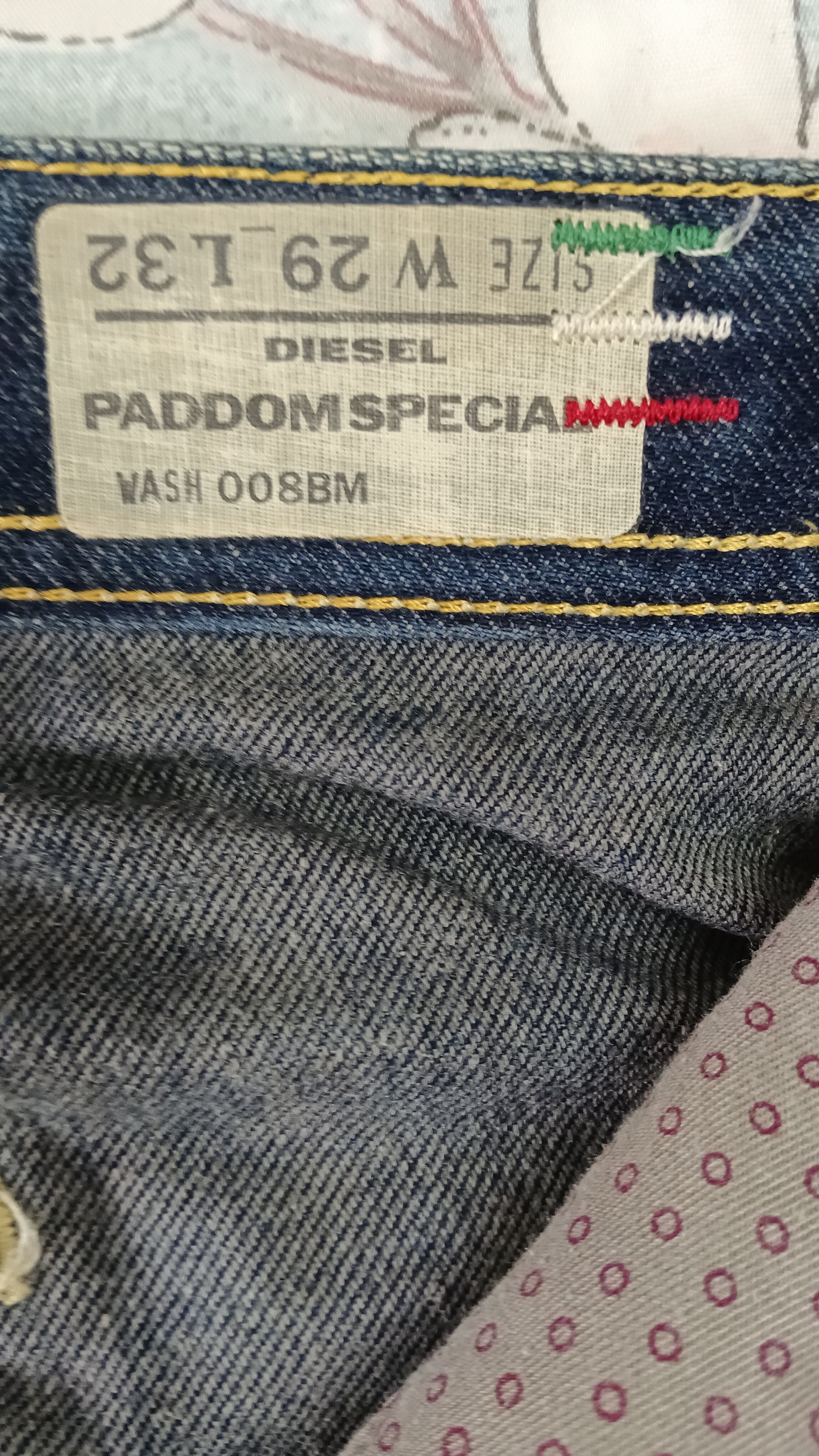 Diesel 💥Diesel Paddom Special💥 Multi Rear Pockets Jeans Size US 31 - 14 Thumbnail